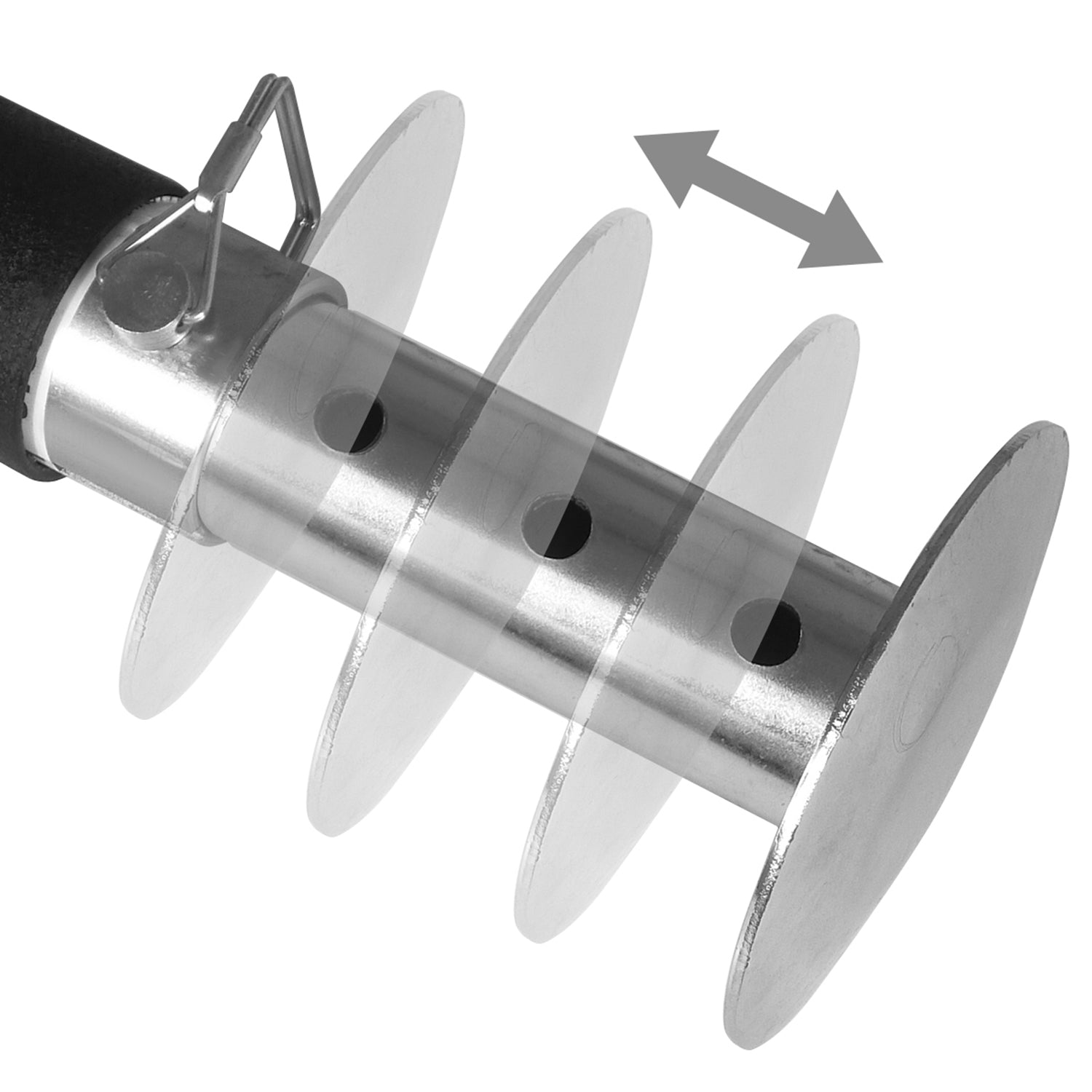 3500LB Universal 12V Electric Tongue Jack for RV Trailer & Camper LED Side Light