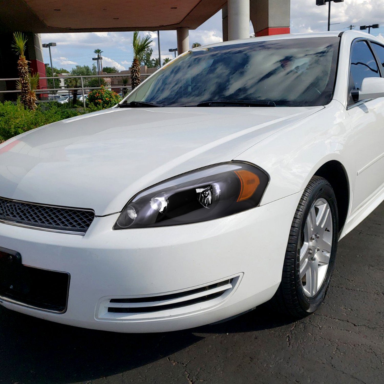 2006-2013 Chevy Impala/Monte Carlo/Impala Limited Factory Headlights LED Black