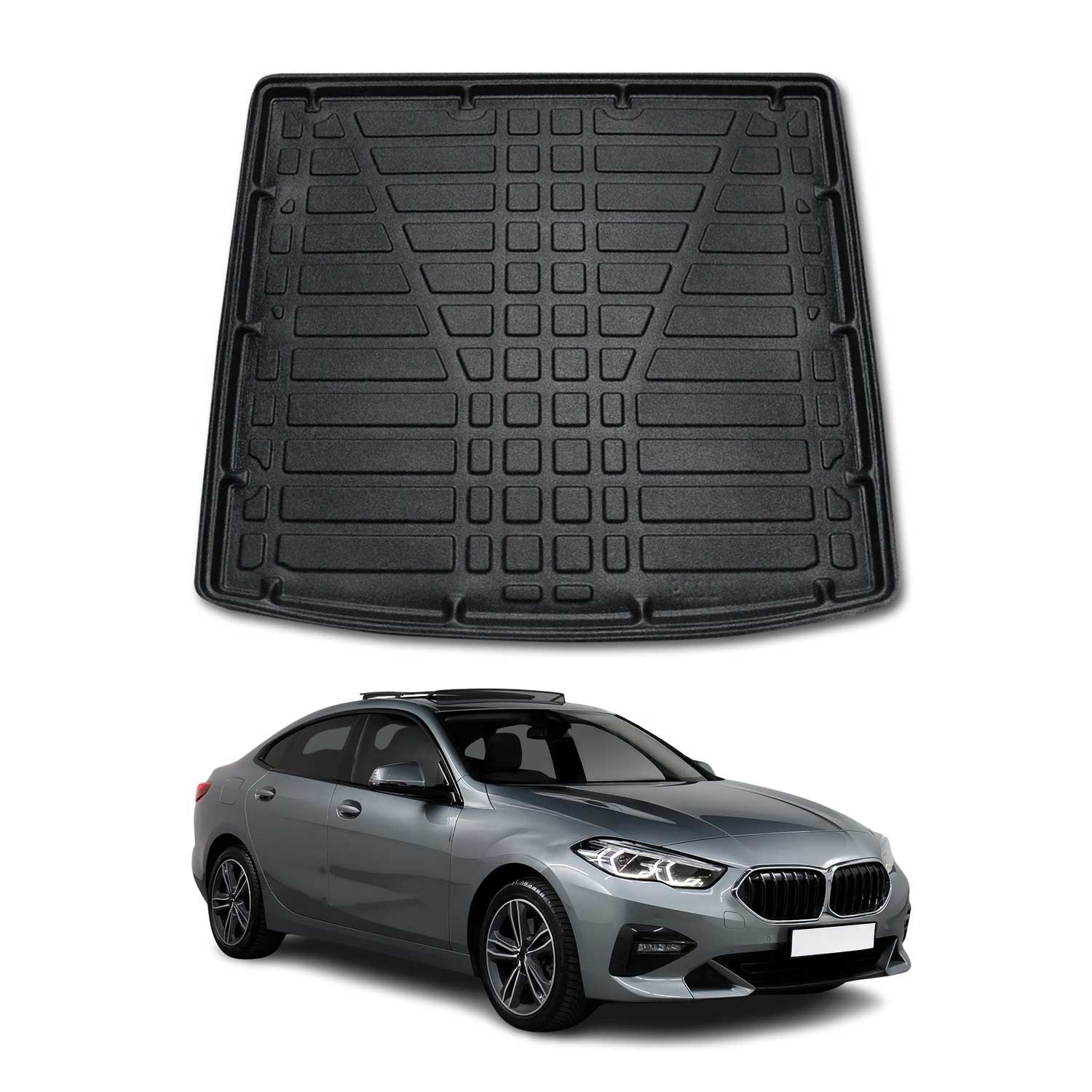 2020-2024 BMW 2 Grand Coupe F44 Cargo Liner Trunk Mat All Weather Upper Trunk