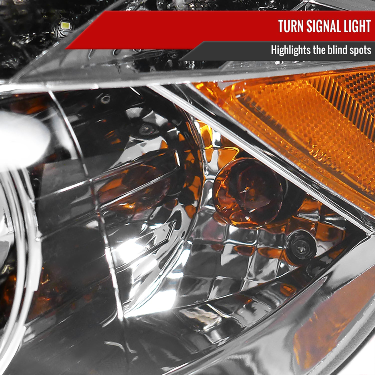 2006-2008 BMW E90 3 Series Sedan Dual Halo Headlights LED Light Chrome