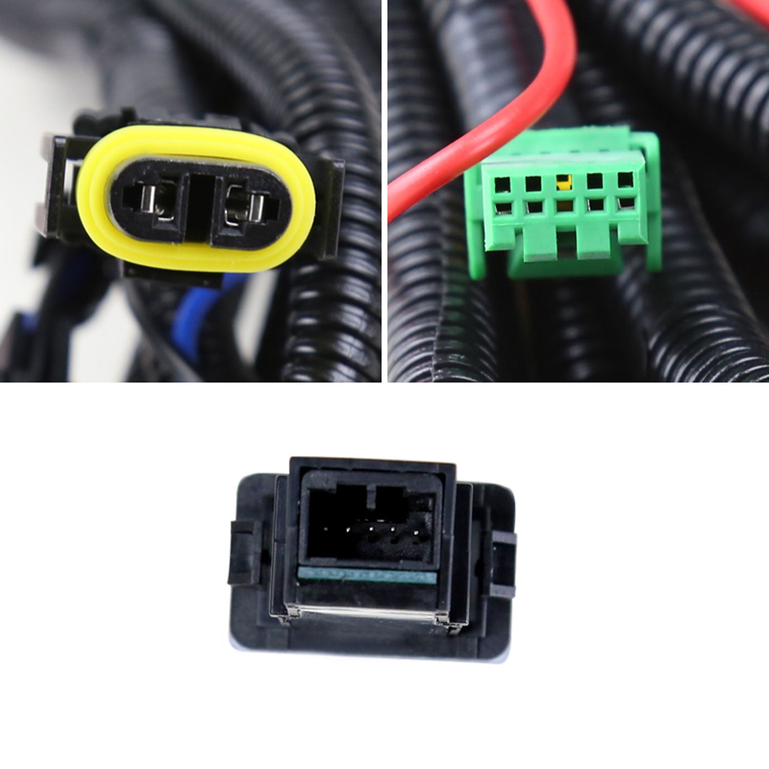 2016-2018 Honda HR-V/Vezel 12V/35W H8 Fog Lights Kit Black Bezels Chrome/Clear