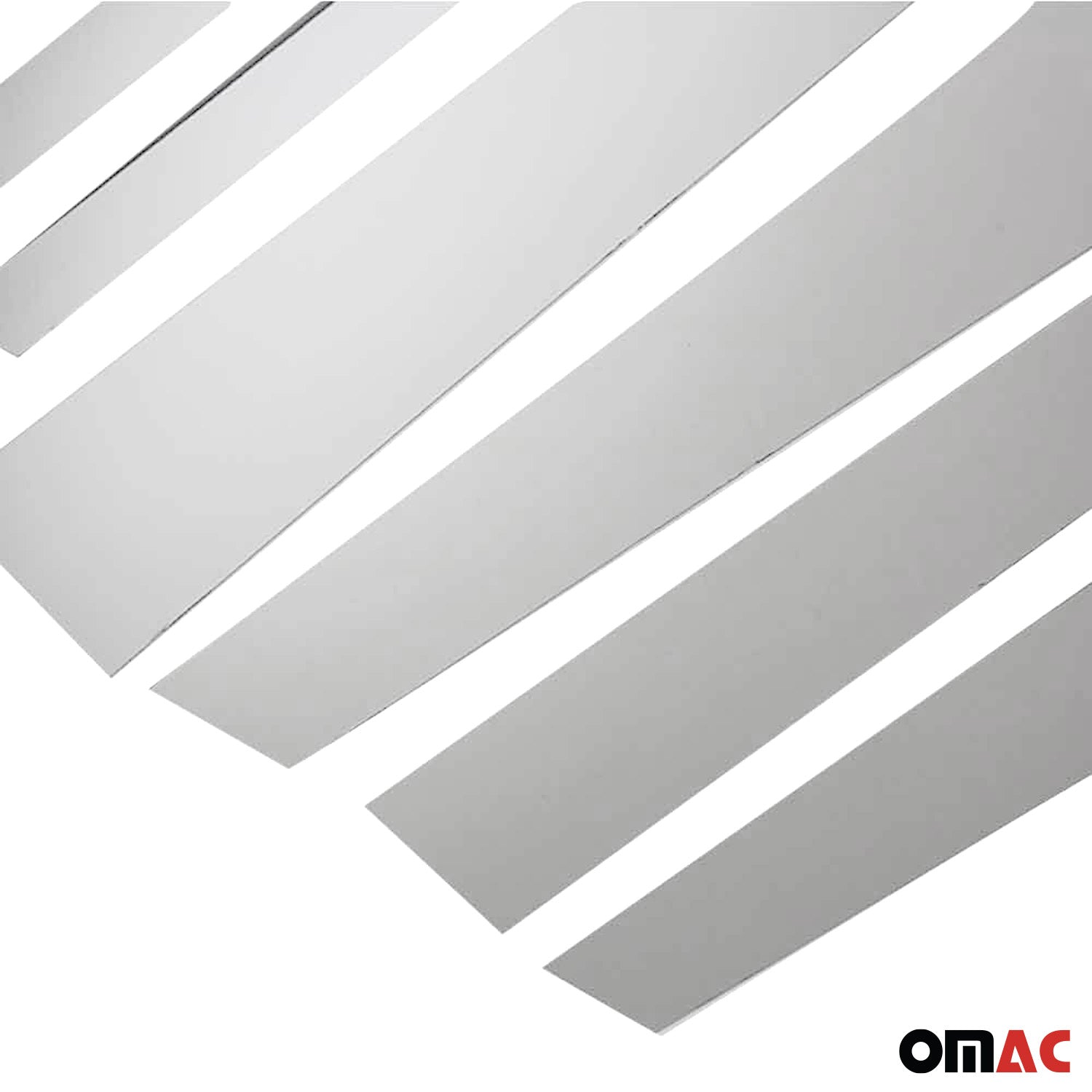 2010-2015 Hyundai Tucson Window B Pillar Posts Door Trim Stainless Steel Silver 6x