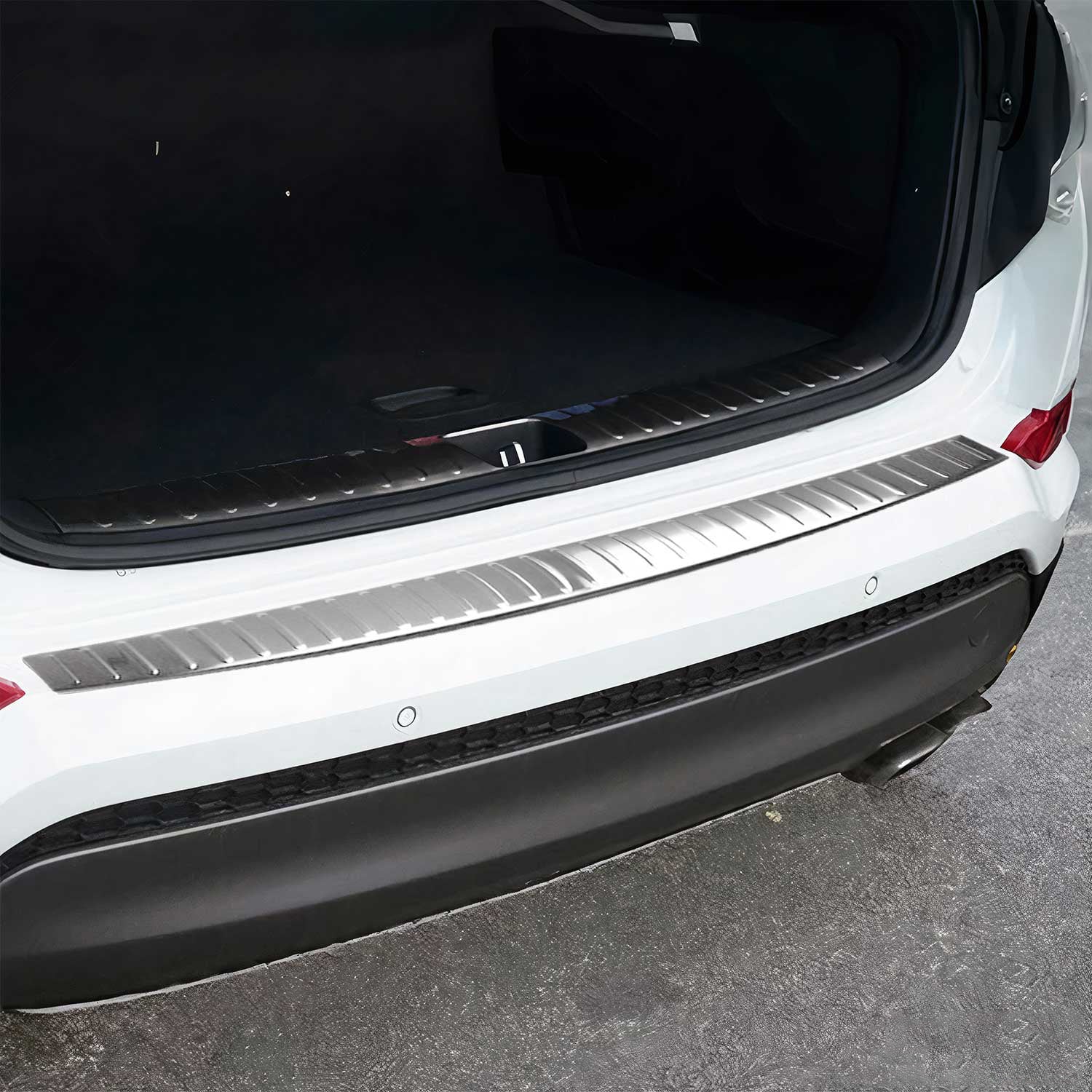 2016-2018 Hyundai Tucson Rear Bumper Guard Stainless Steel Glossy