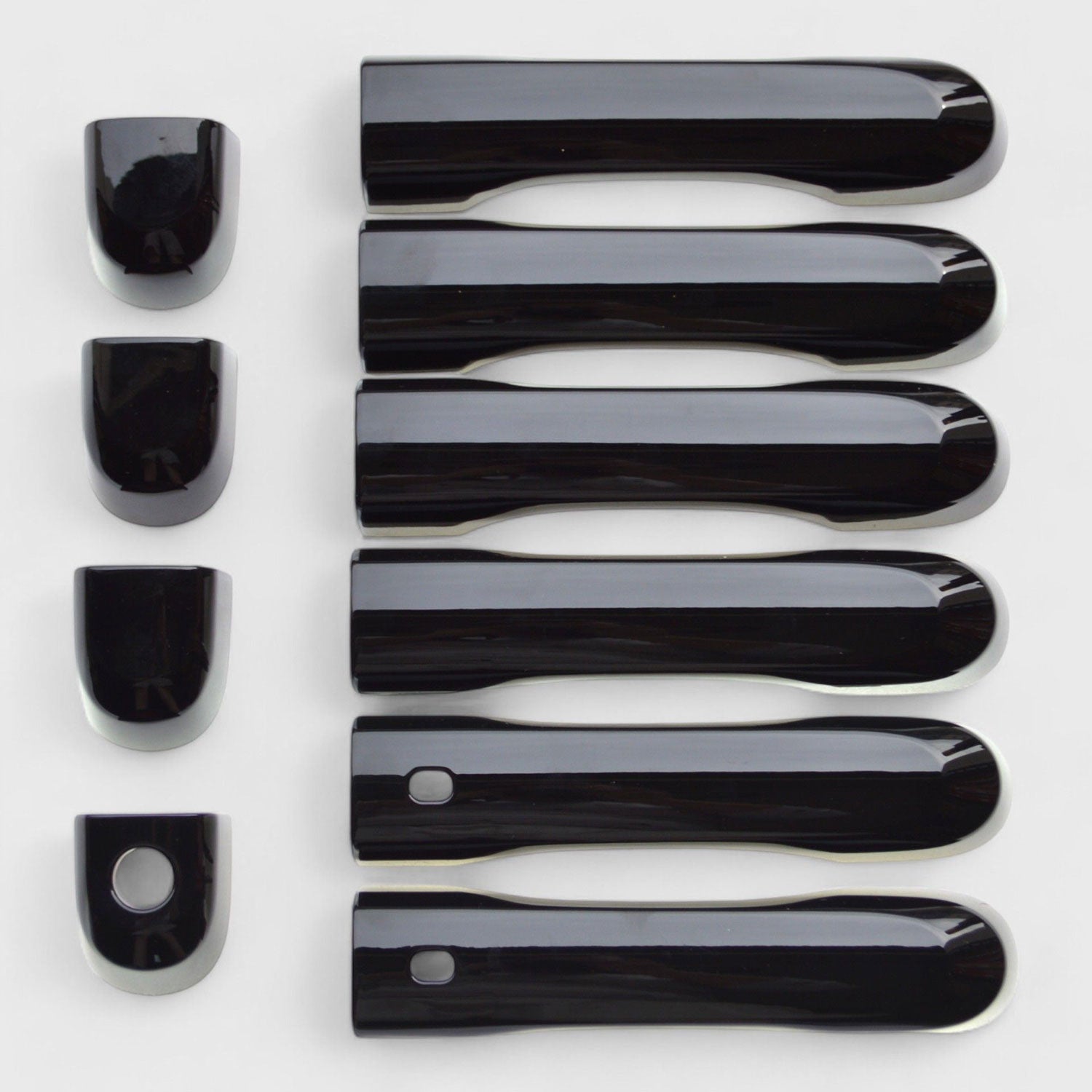 2015-2024 Jeep Renegade Door Handle Cover Gloss Black 10Pcs ABS Plastic
