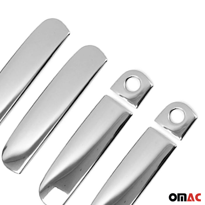 Car Door Handle Cover Protector for Audi A4 1996-2005 Steel Chrome 6 Pcs
