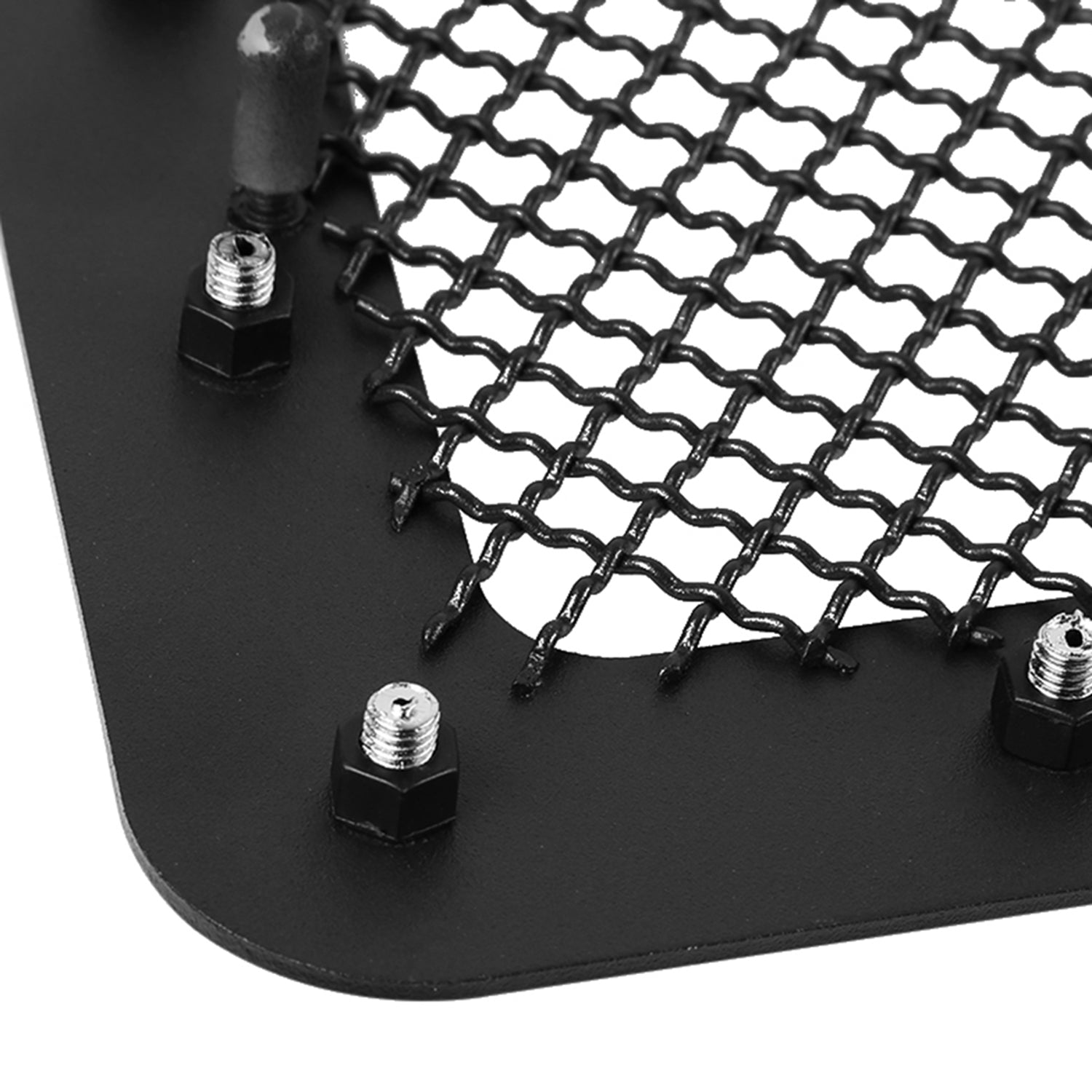2013-2018 Dodge RAM 2500/3500 Rivet Style Black S.Steel Mesh Grille Insert