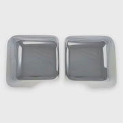 2018-2025 Jeep Wrangler JL Mirror Cover Caps Chrome 2Pcs ABS Plastic