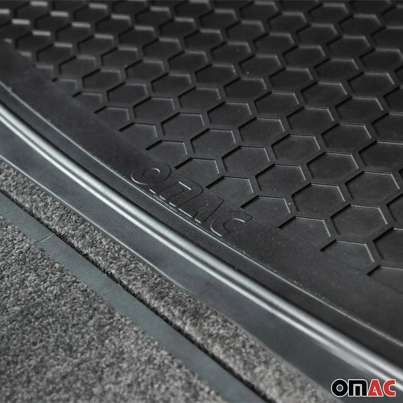 Mazda Semi-Custom fit Cargo Mat Liner Waterproof Rubber Black 1Pc