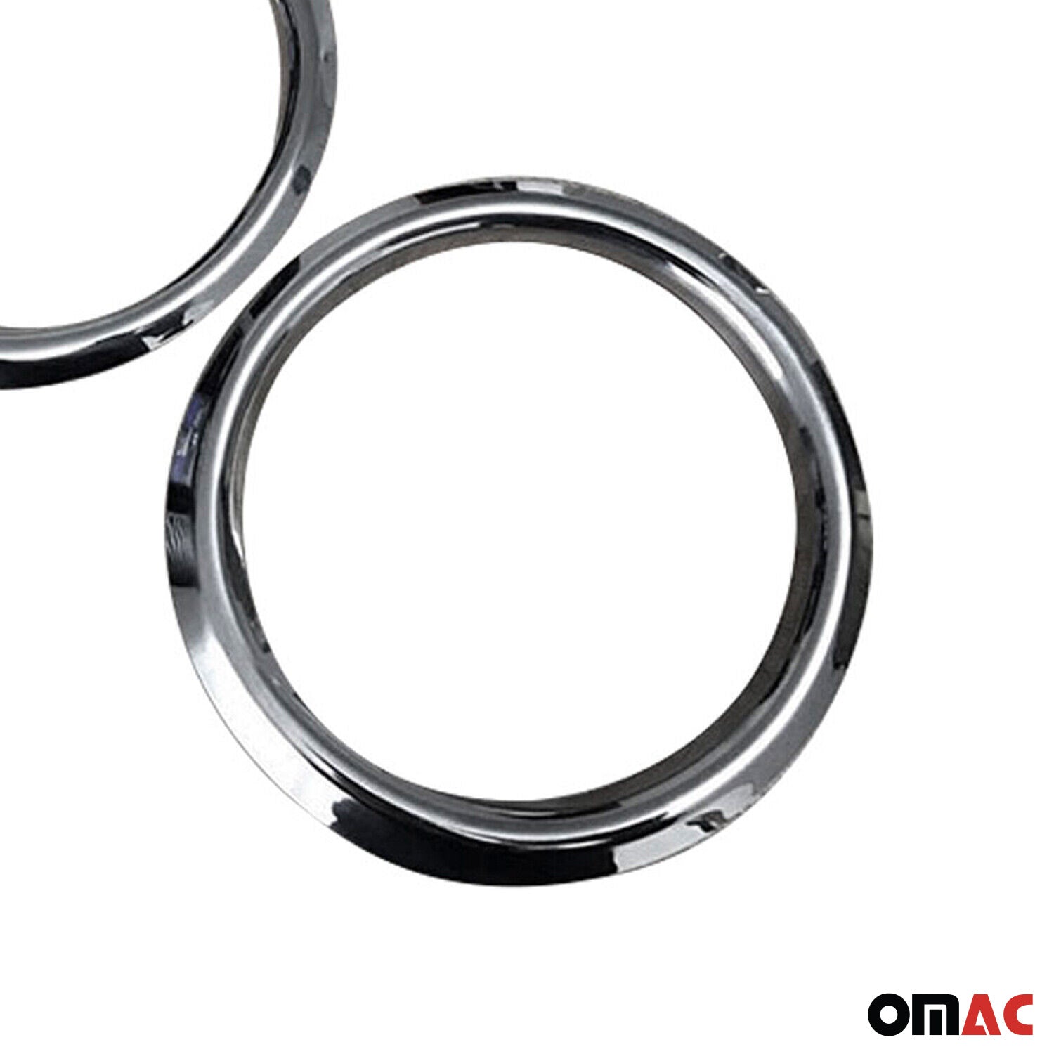 2011-2013 Kia Sorento Fog Light Lamp Bezel Cover Stainless Steel Silver 2 Pcs