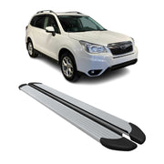 2013-2015 Subaru XV Crosstrek Running Boards Side Steps Silver