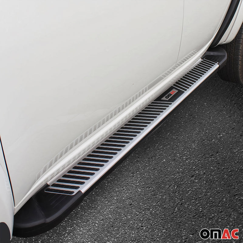 2011-2018 Nissan Juke Running Boards Side Steps Silver & Black