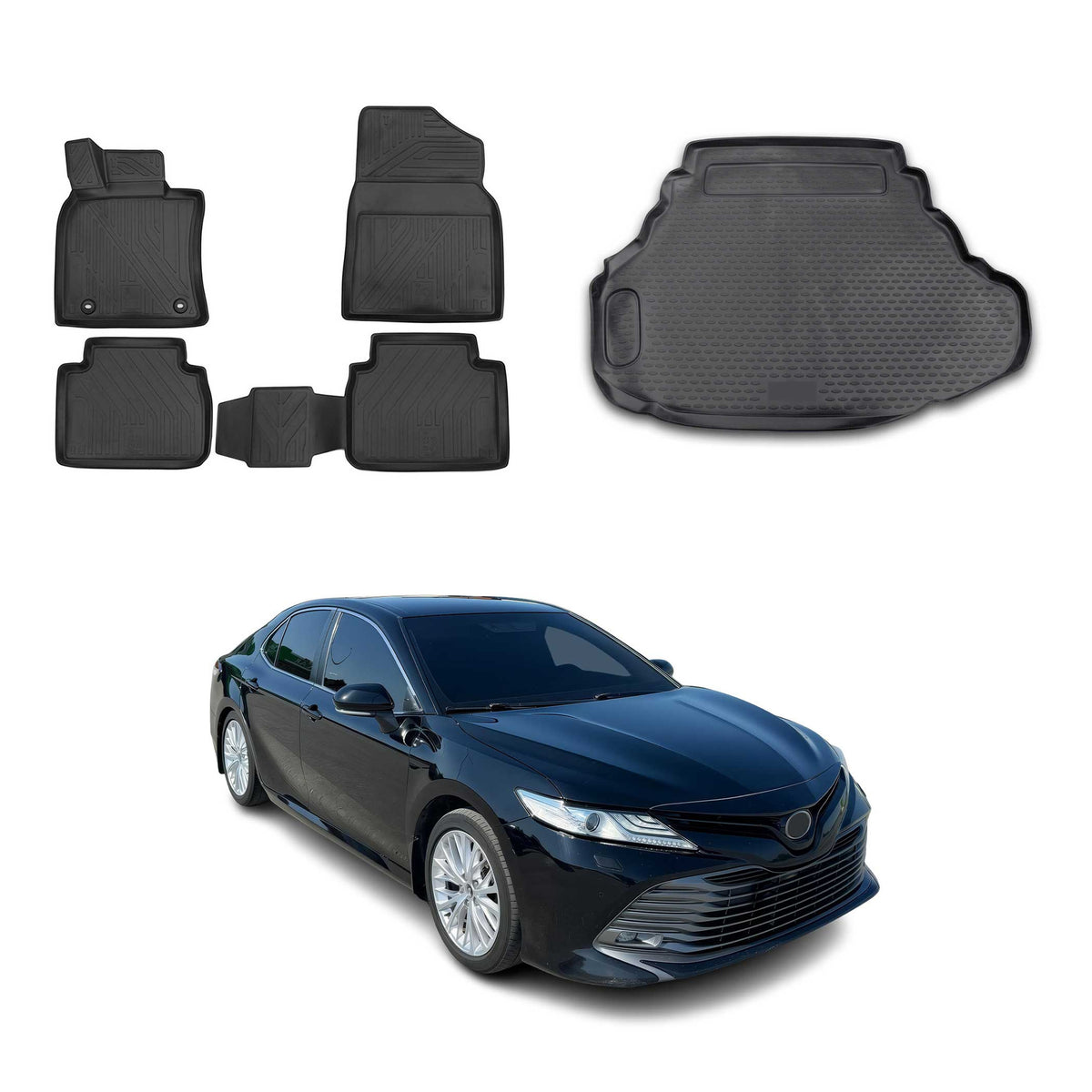 OMAC Floor Mats & Cargo Liners for Toyota Camry XV70 2018-2024