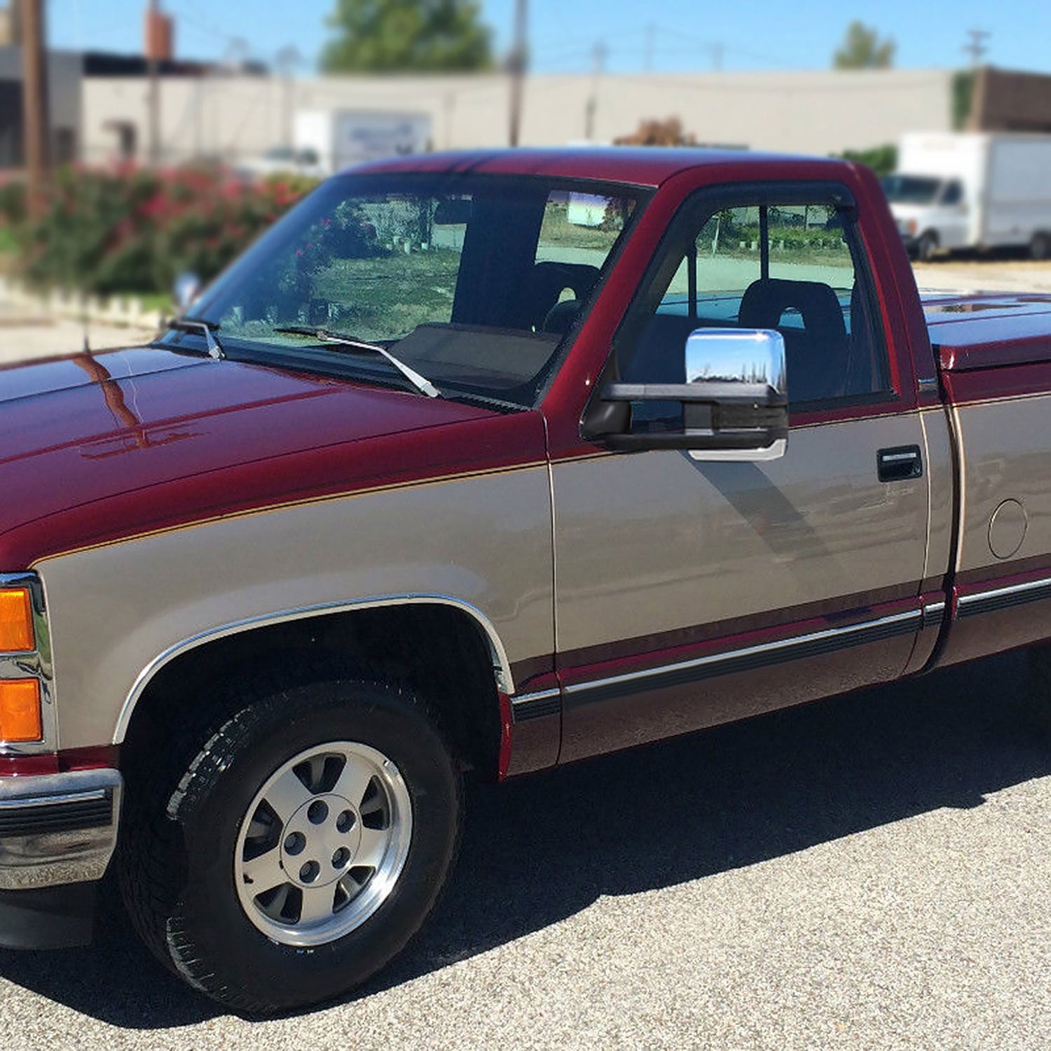 1988-2000 Chevy C/K Tahoe Yukon/Suburban Heated Towing Mirrors Amber &Smoke