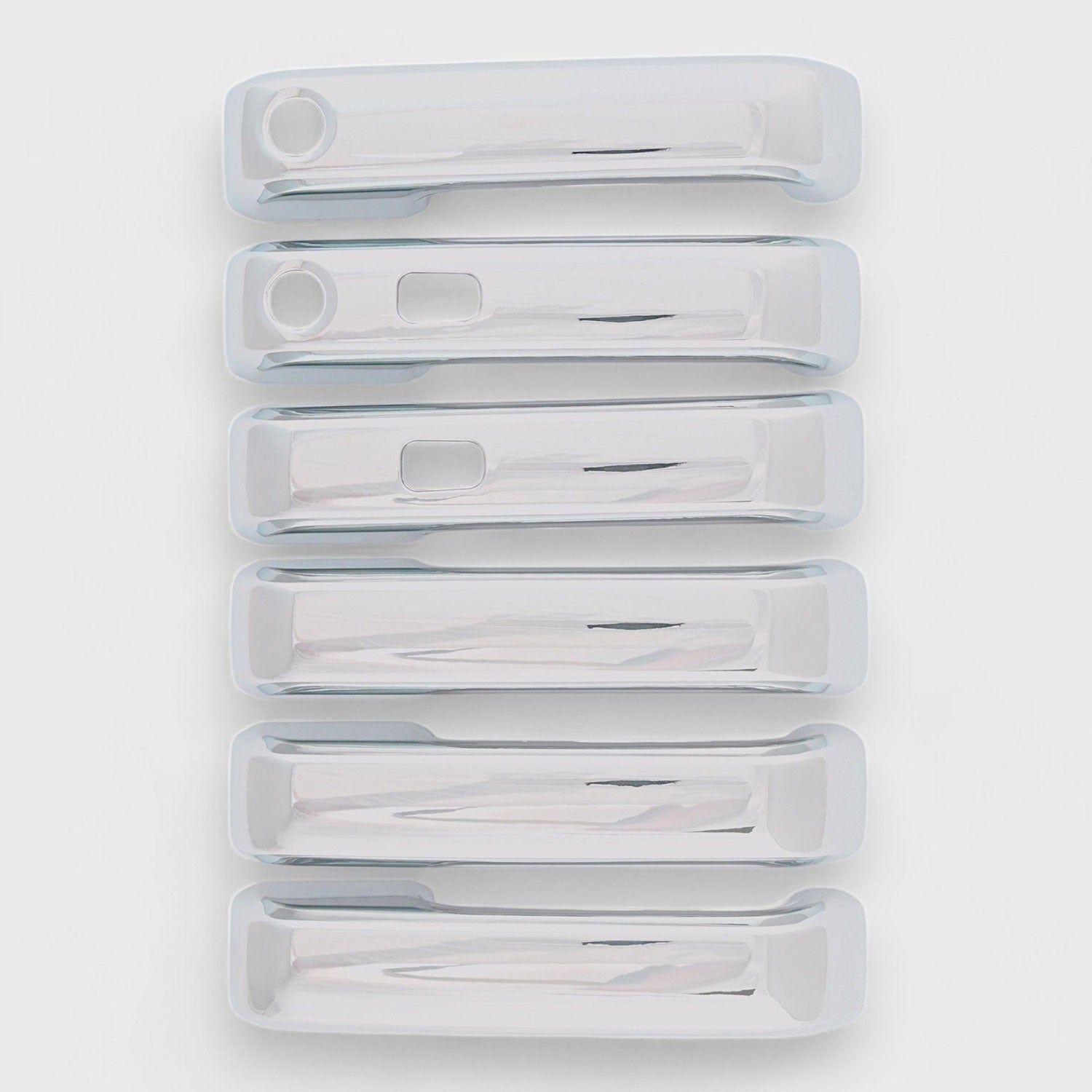 2017-2022 Ford F-250/350/450/550 Door Handle Cover Chrome 6Pcs ABS Plastic