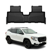 2018-2024 GMC Terrain / Terrain Denali Premium Floor Mats Liners Second Row Rear Black