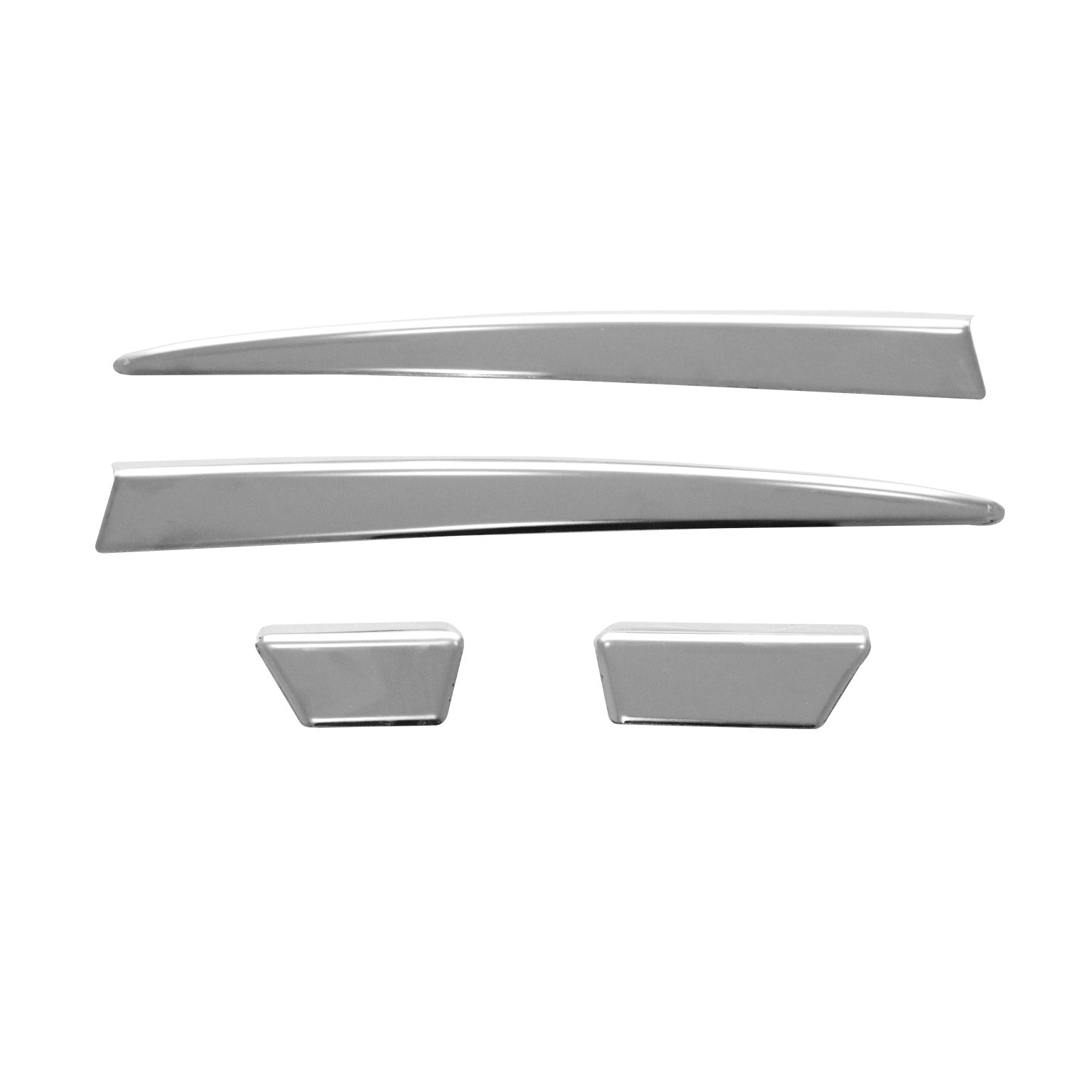 2016-2021 Honda Civic Side Mirror Cover Caps Silver 2Pcs Stainless Steel
