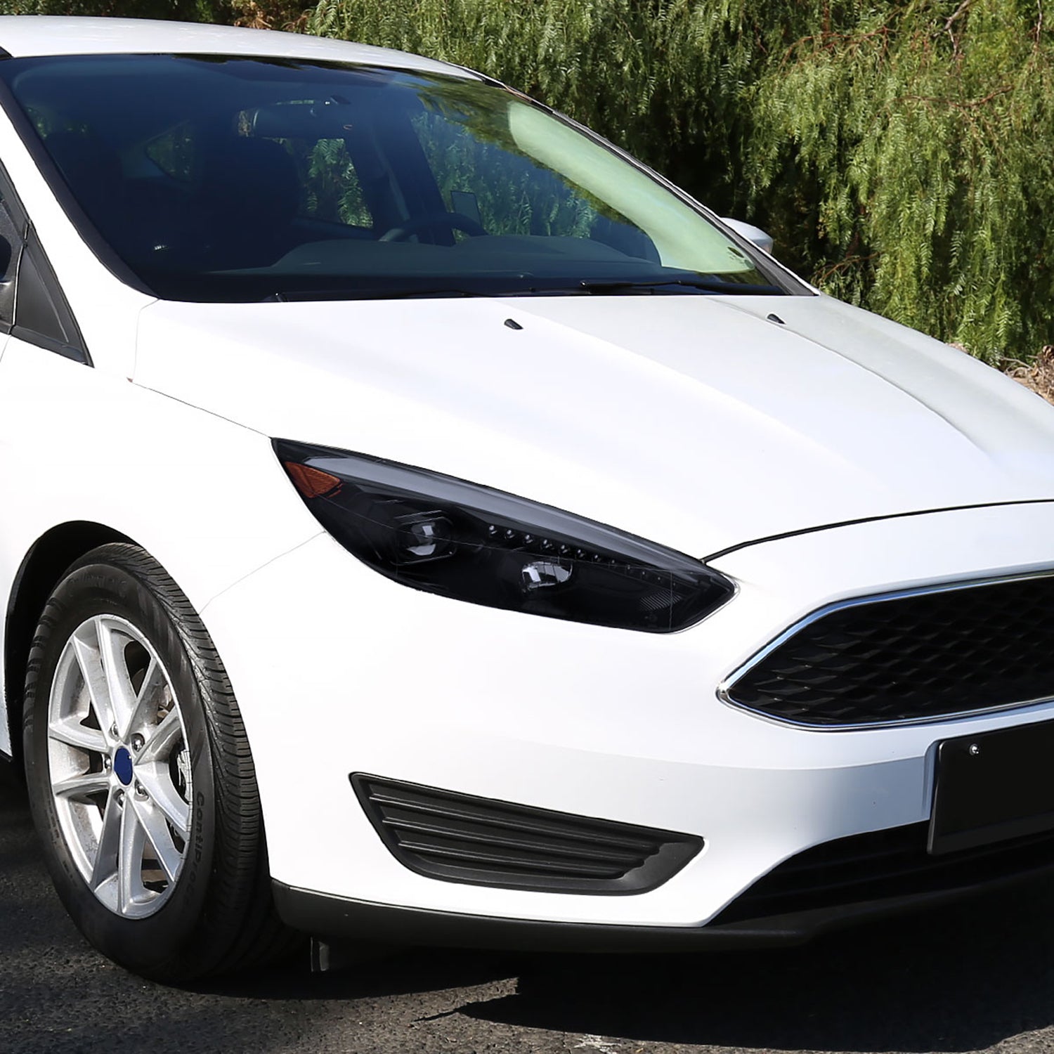 2015-2018 Ford Focus LED Sequential Signal Projector Headlights Black/Smoke