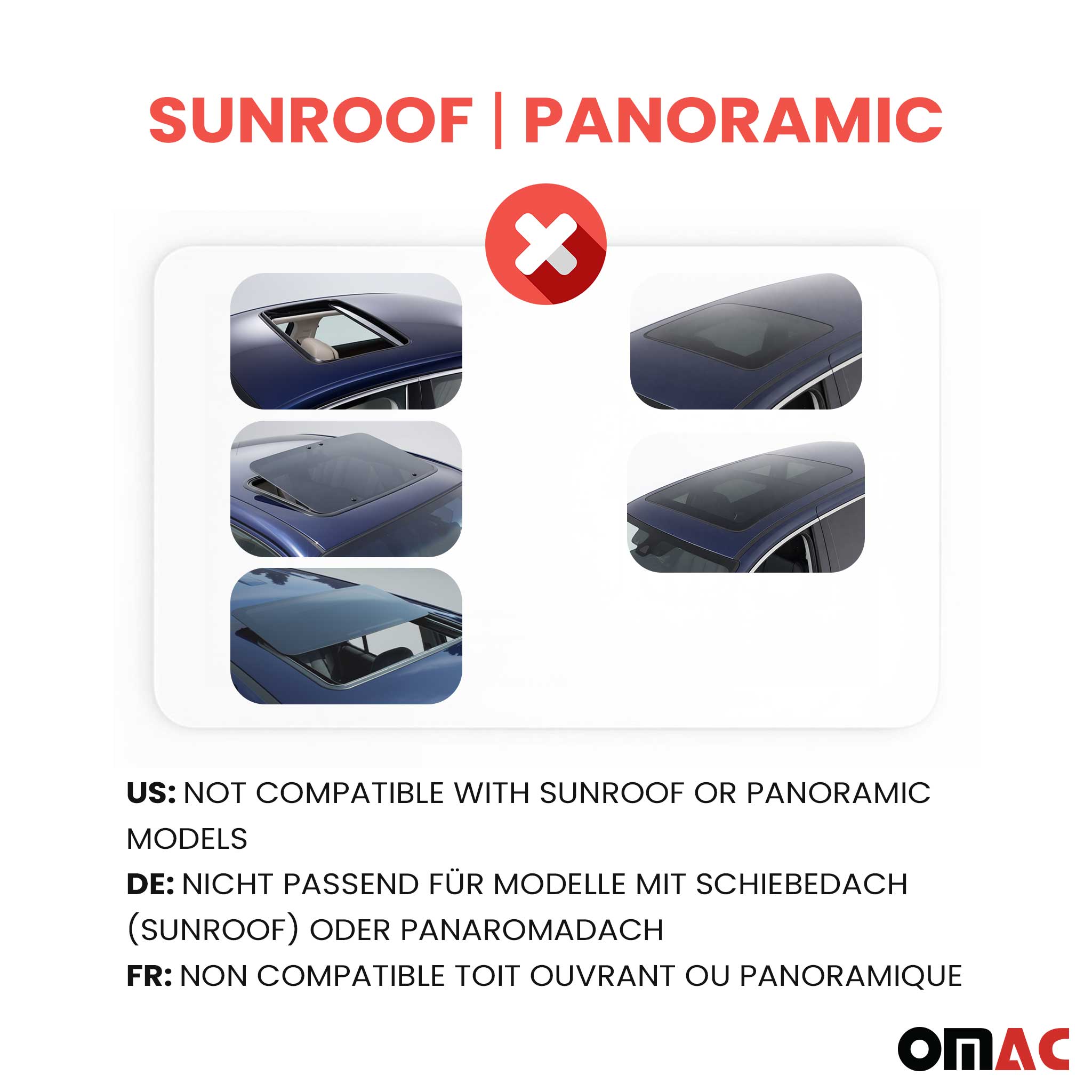 2016-2025 Chevrolet Malibu Roof Rack Cross Bars Silver