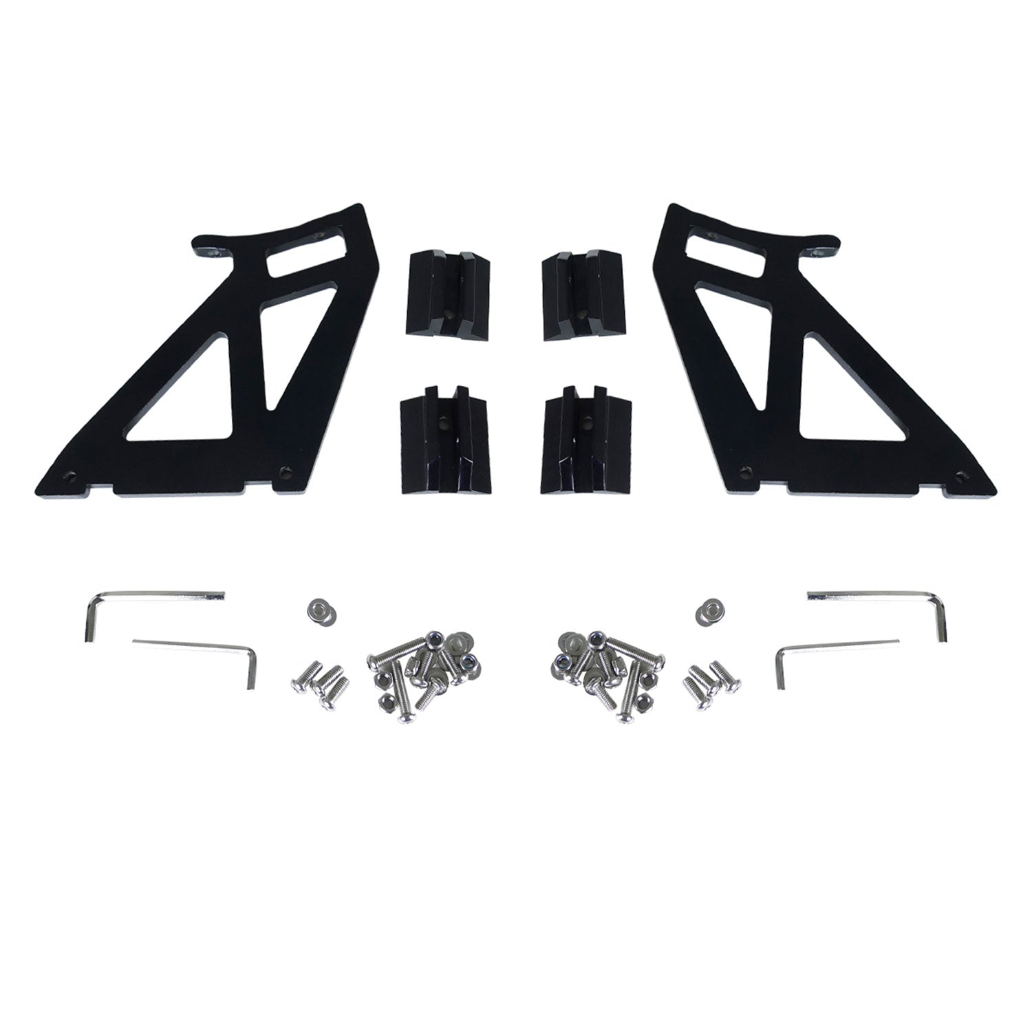 Universal Black CNC Aluminum 52" Non-Adjustable Double Deck Trunk Spoiler Wing