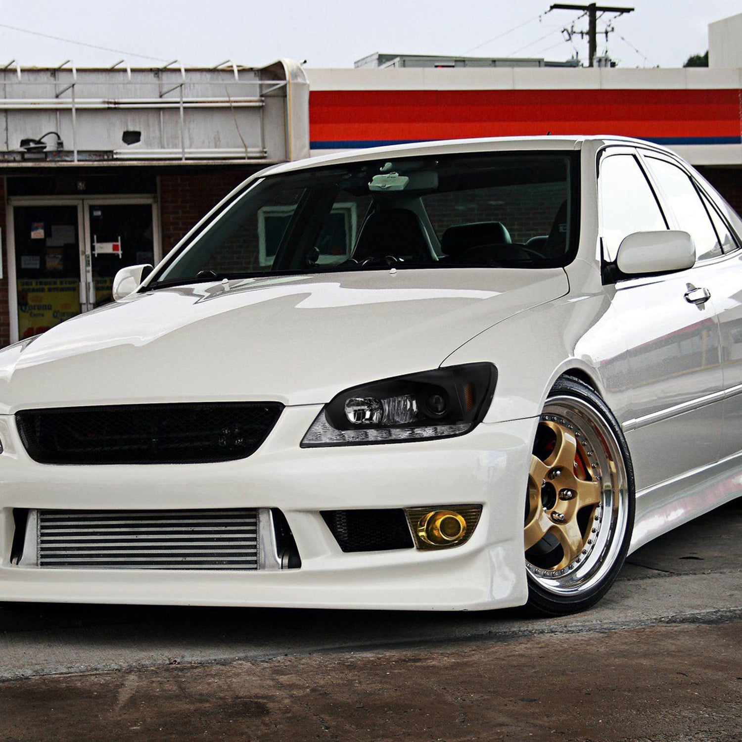 2001-2005 Lexus IS300 Projector Headlights LED Light & LED Signal Lights Black