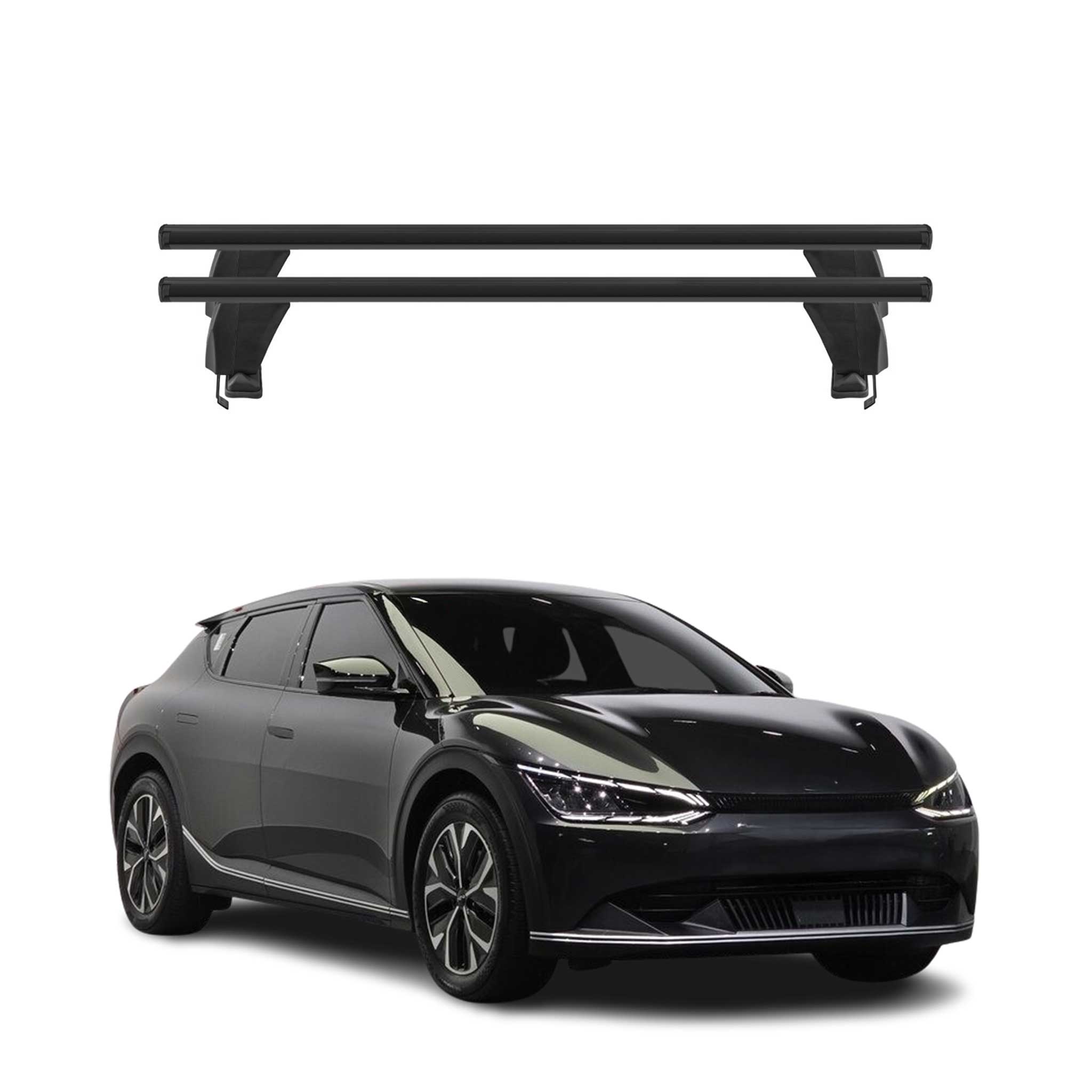 2022-2024 Kia Ev6 Roof Rack Cross Bars Black