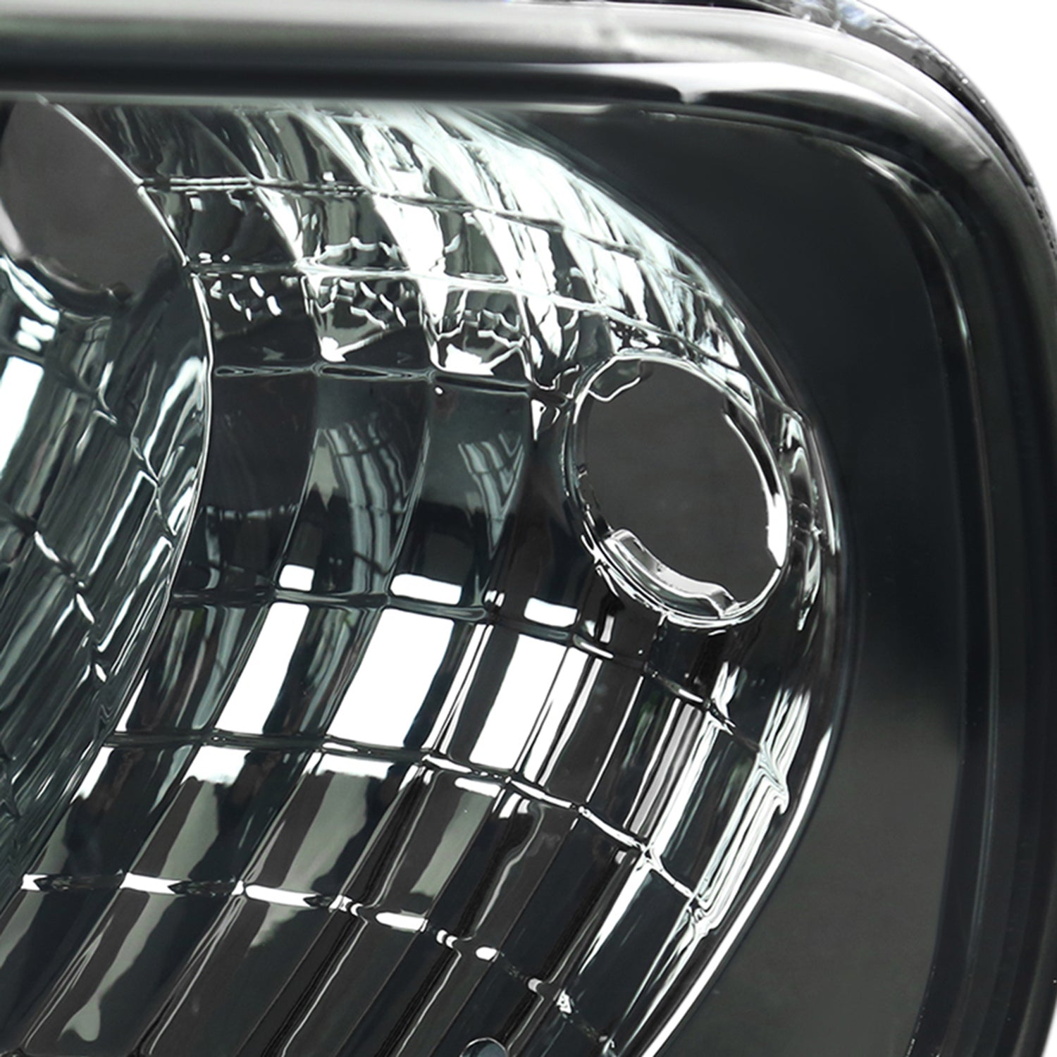 1997-2004 Ford F-150/Expedition Corner Lights Glossy Black/Smoke Lens