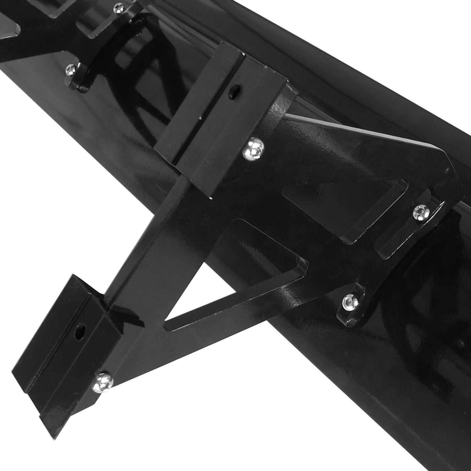 Universal Black CNC Aluminum 52" Non-Adjustable Double Deck Trunk Spoiler Wing