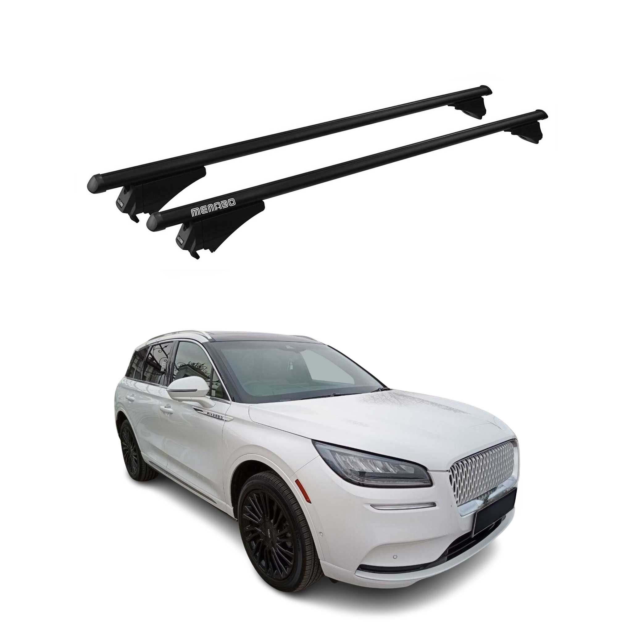 2020-2025 Lincoln Corsair Roof Rack Cross Bars Black