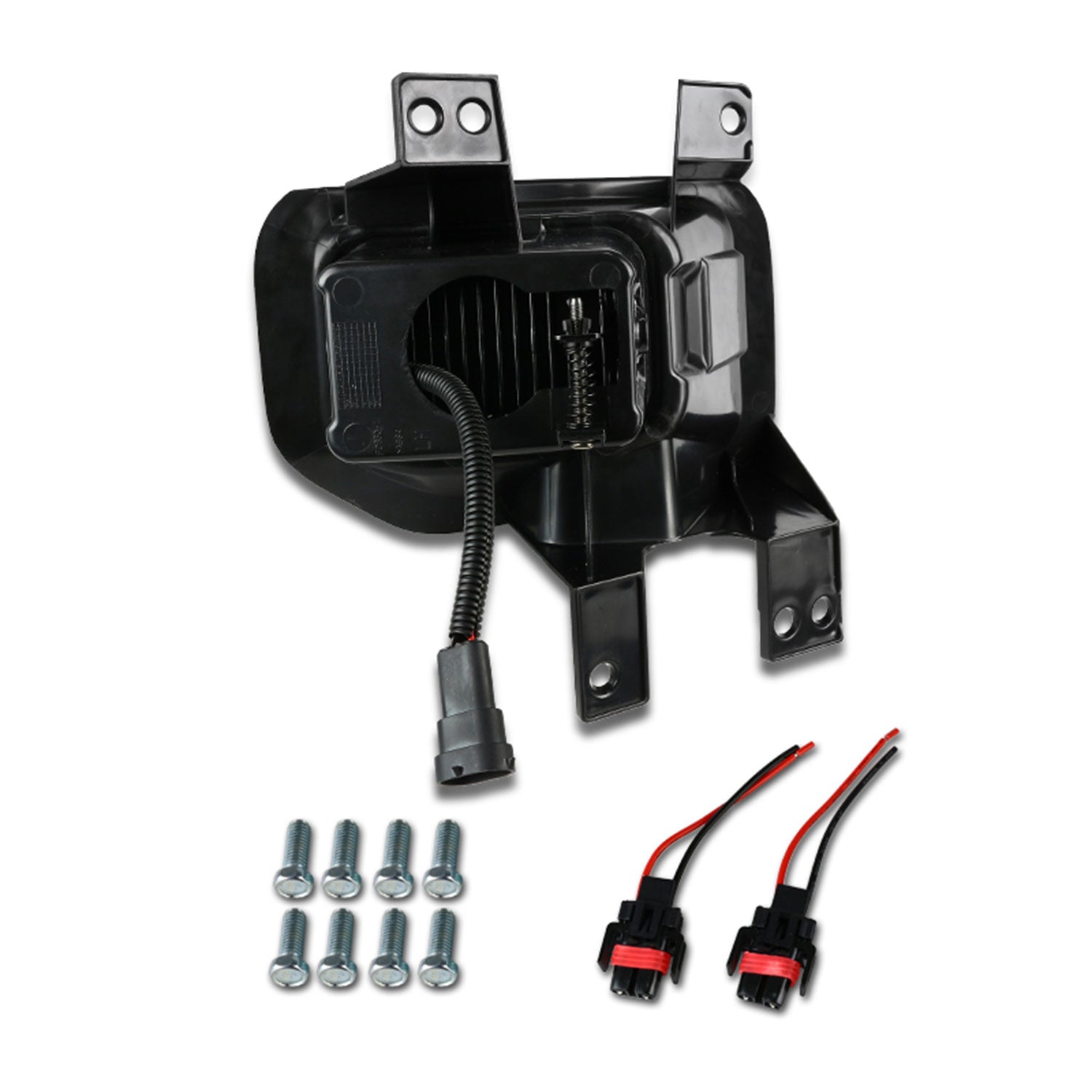 2015-2017 Ford F-150 6500K SMD LED Fog Lights Chrome Housing/Clear Lens