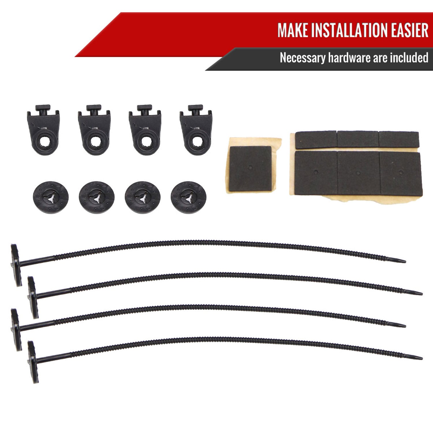 Universal 7 Inch 12V/80W Radiator Cooling Fan Kit