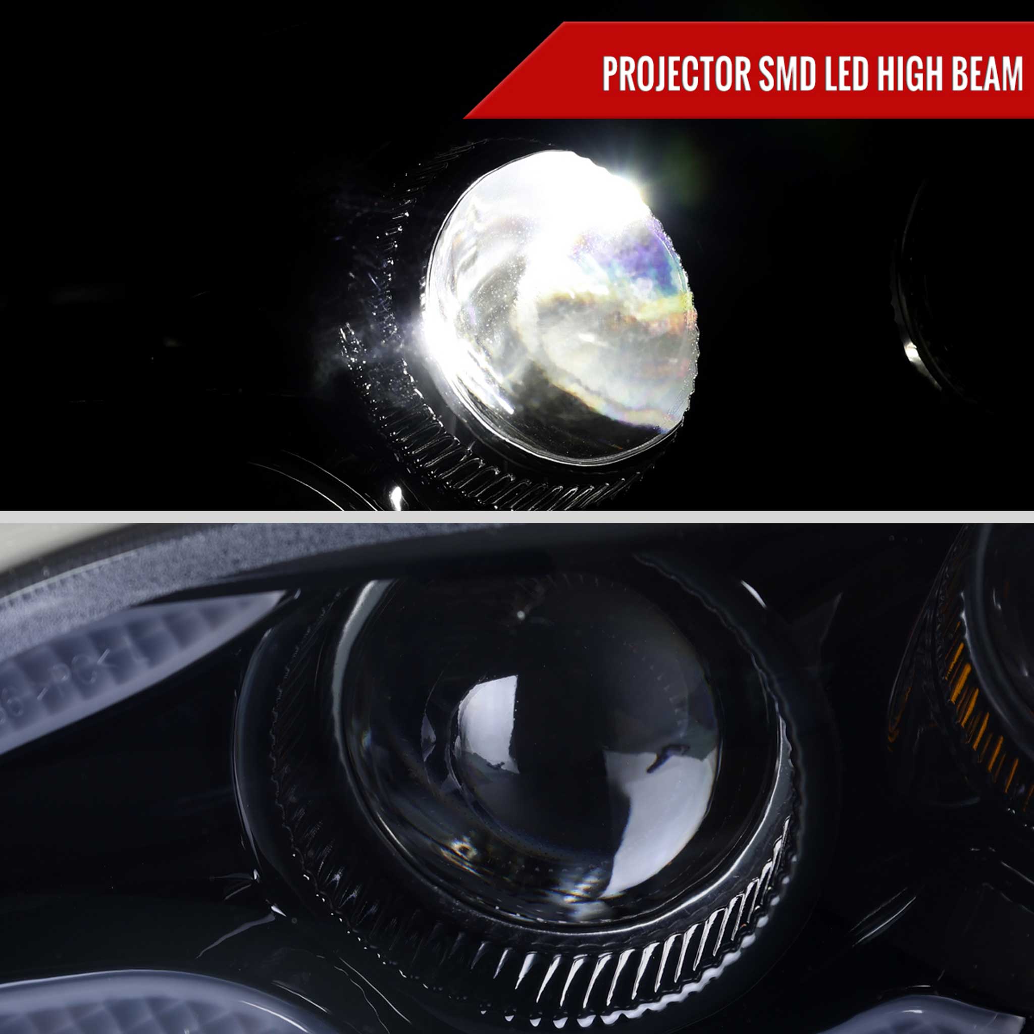 For Lexus IS250 IS350 2014-2016 Full LED Project healight Black Houing Smoked lens