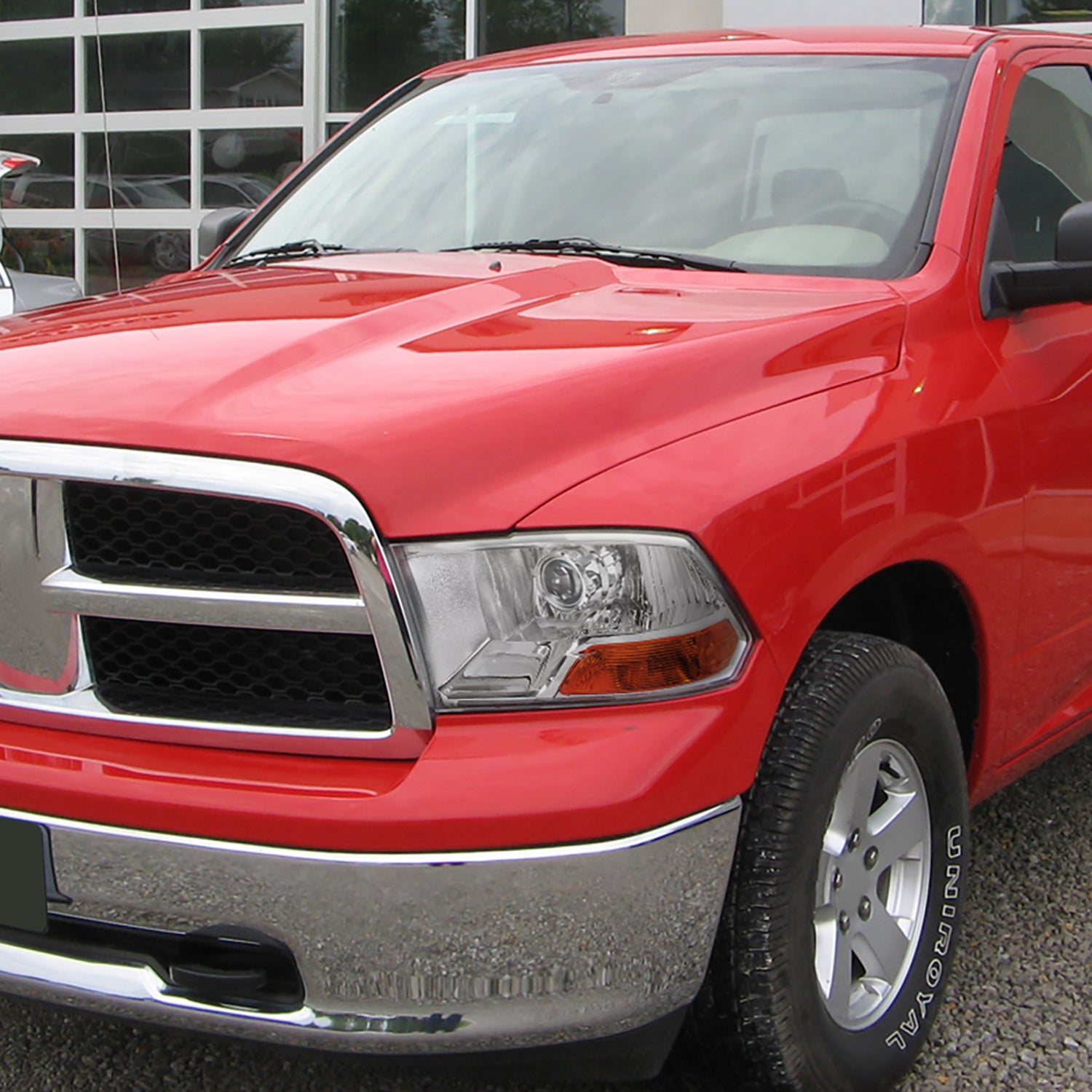 2009-2018 Dodge RAM 1500 / RAM 2500 3500 Retro Projector Headlights Chrome