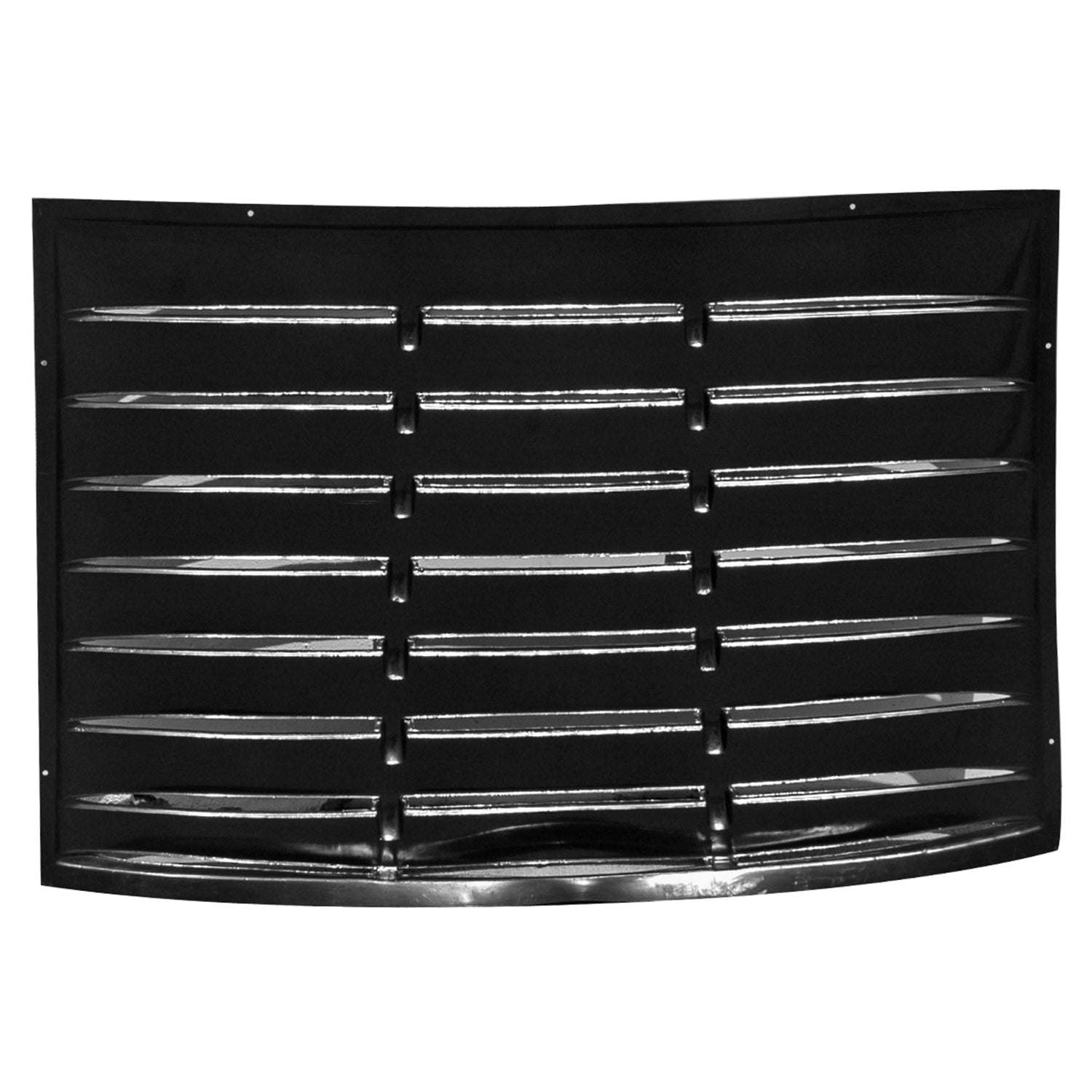 2005-2014 Ford Mustang Coupe Matt Black ABS Vintage Rear Window Louver