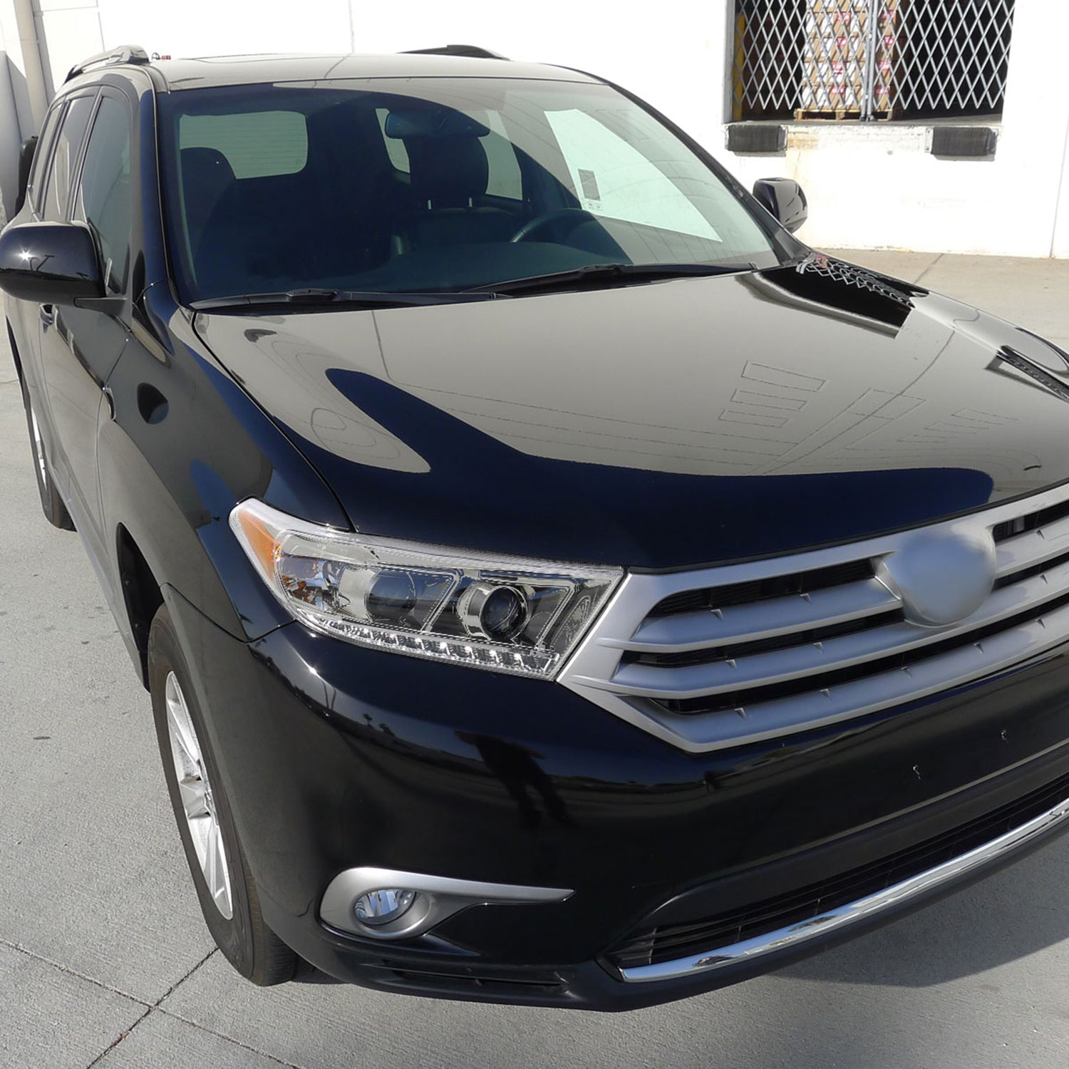 2011-2013 Toyota Highlander Projector Headlights SMD LED Light Strip Chrome