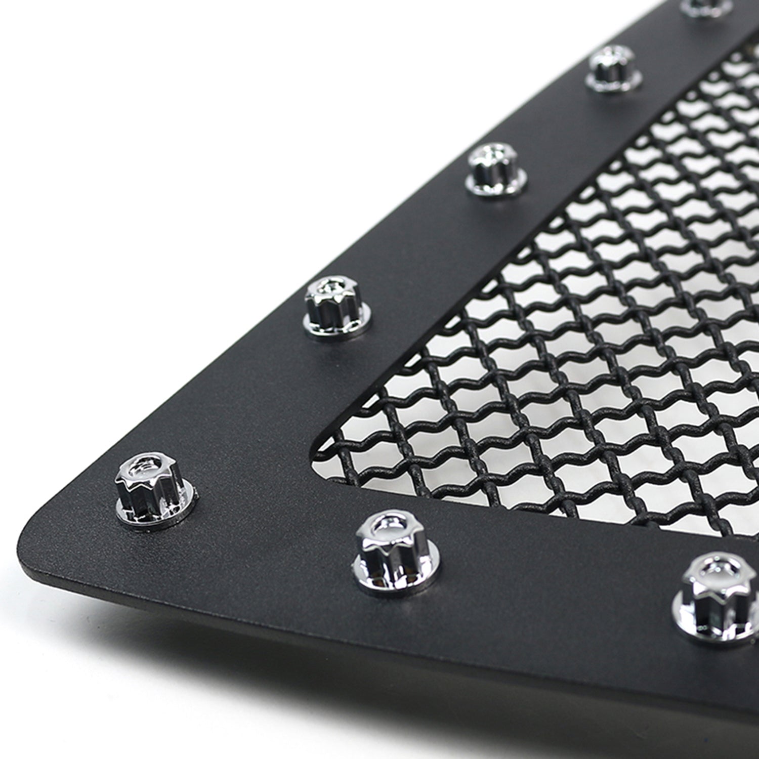 2003-2006 GMC Sierra 1500 Rivet Style Black S.Steel Mesh Grille Insert