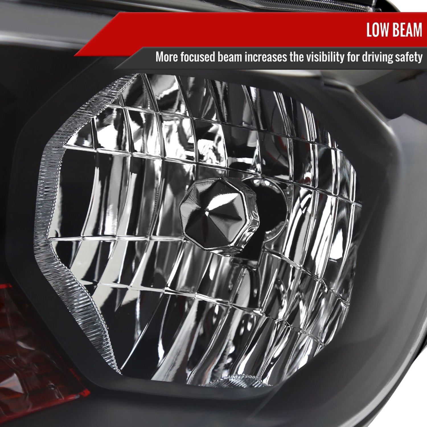 2019-2022 Ford Ranger XL XLT Factory Style Headlights Matte Black/Clear Lens