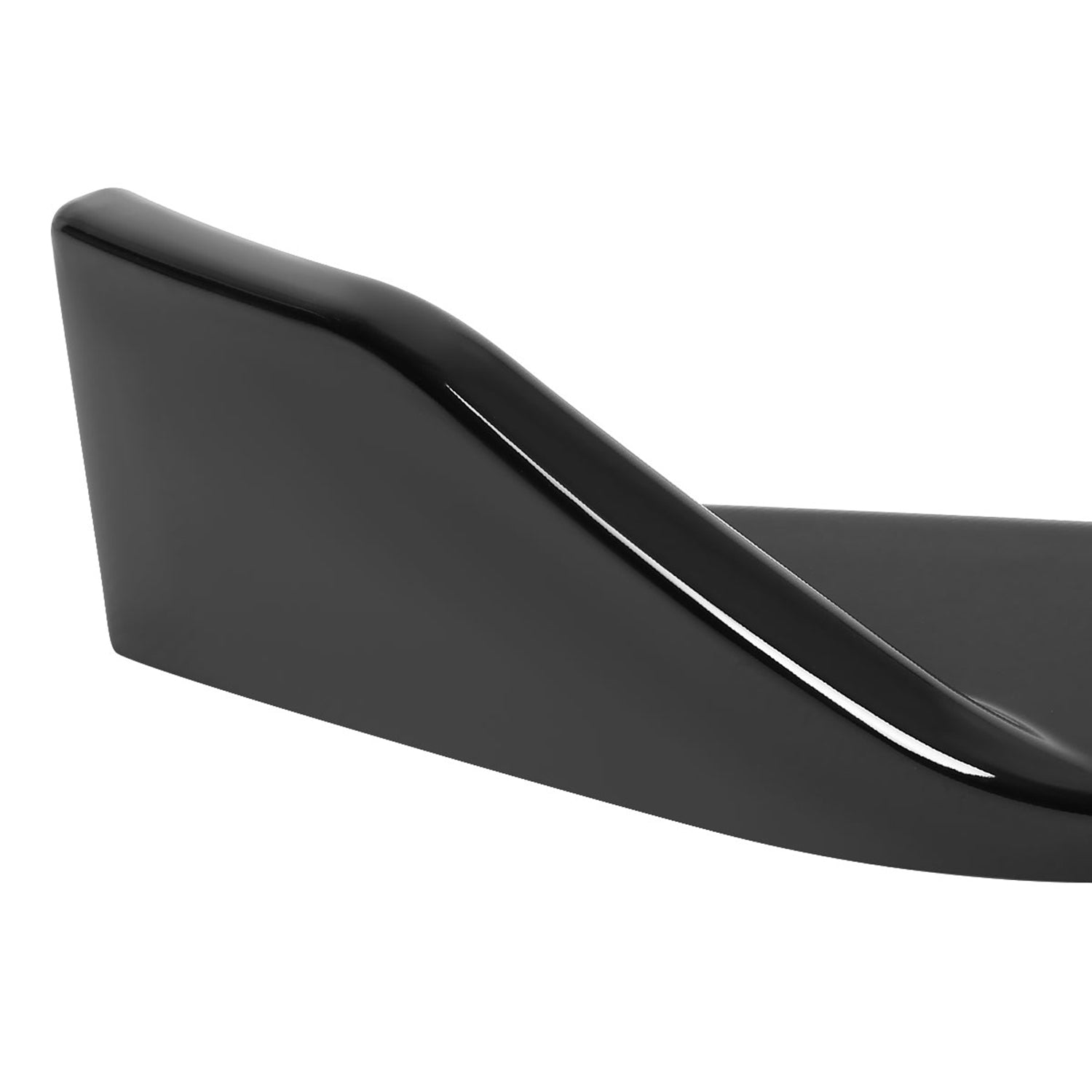 2017-2018 Ford Fusion Glossy Black Polypropylene 3Pcs Front Bumper Lip Set