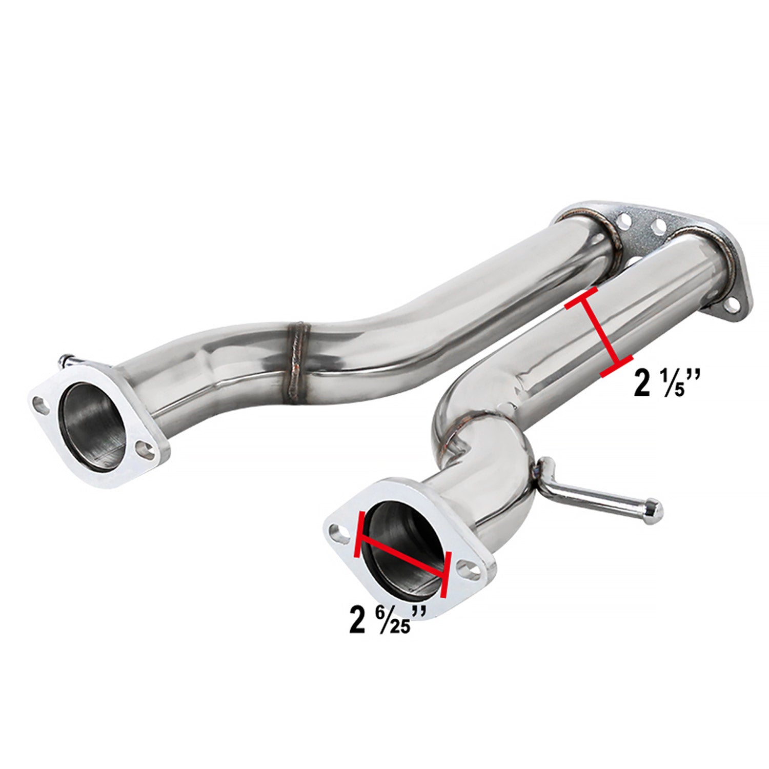 2009-2018 Nissan 370Z Dual Catback Exhaust System Rolled Tip