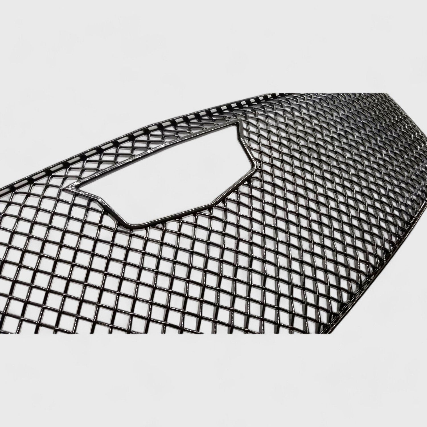 2017-2019 Cadillac XT5 Grille Overlay Gloss Black 1Pcs ABS Plastic