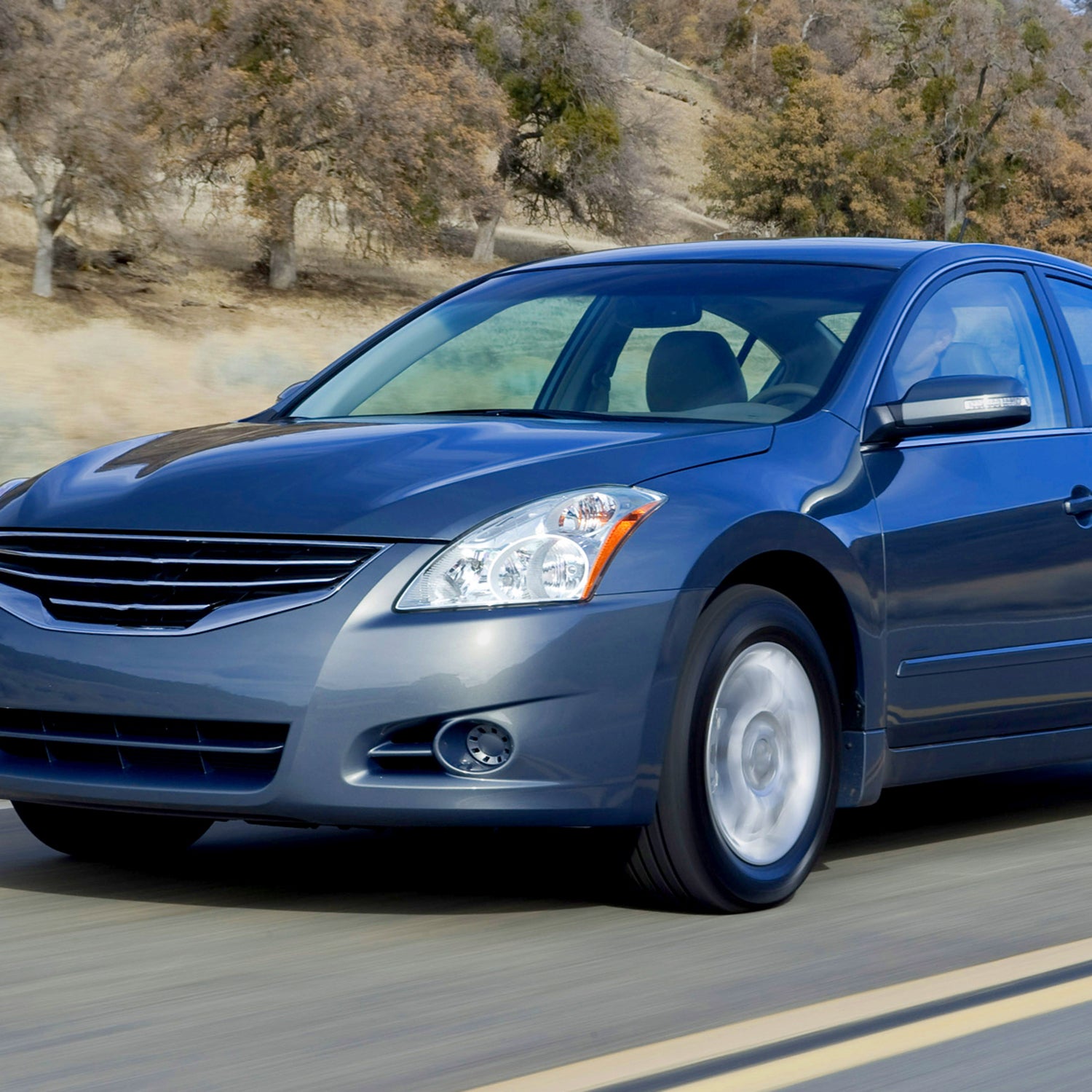 2010-2012 Nissan Altima Sedan Clear Factory Crystal Headlights - Driver Side