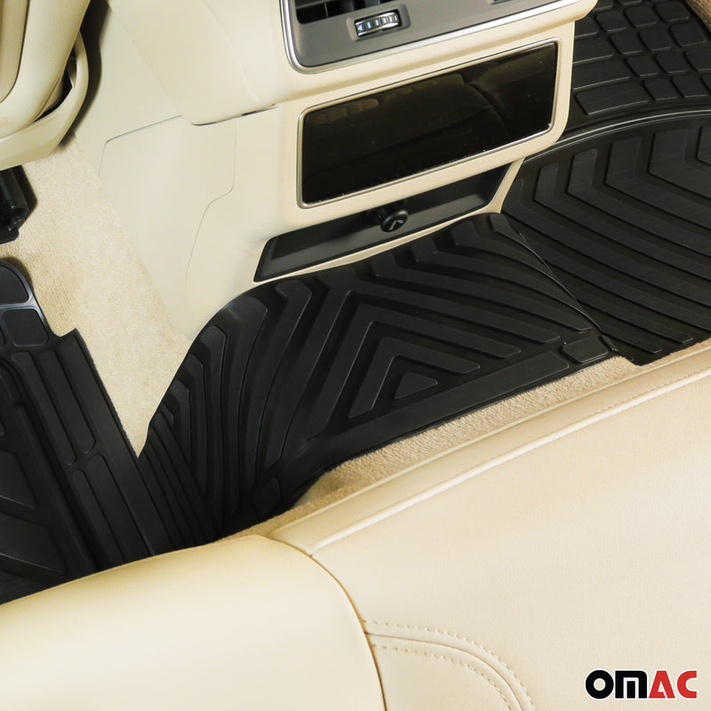 Mercedes CLA Class Semi-Custom fit Floor Mats Liner All Weather 3D Black Waterproof 4Pcs