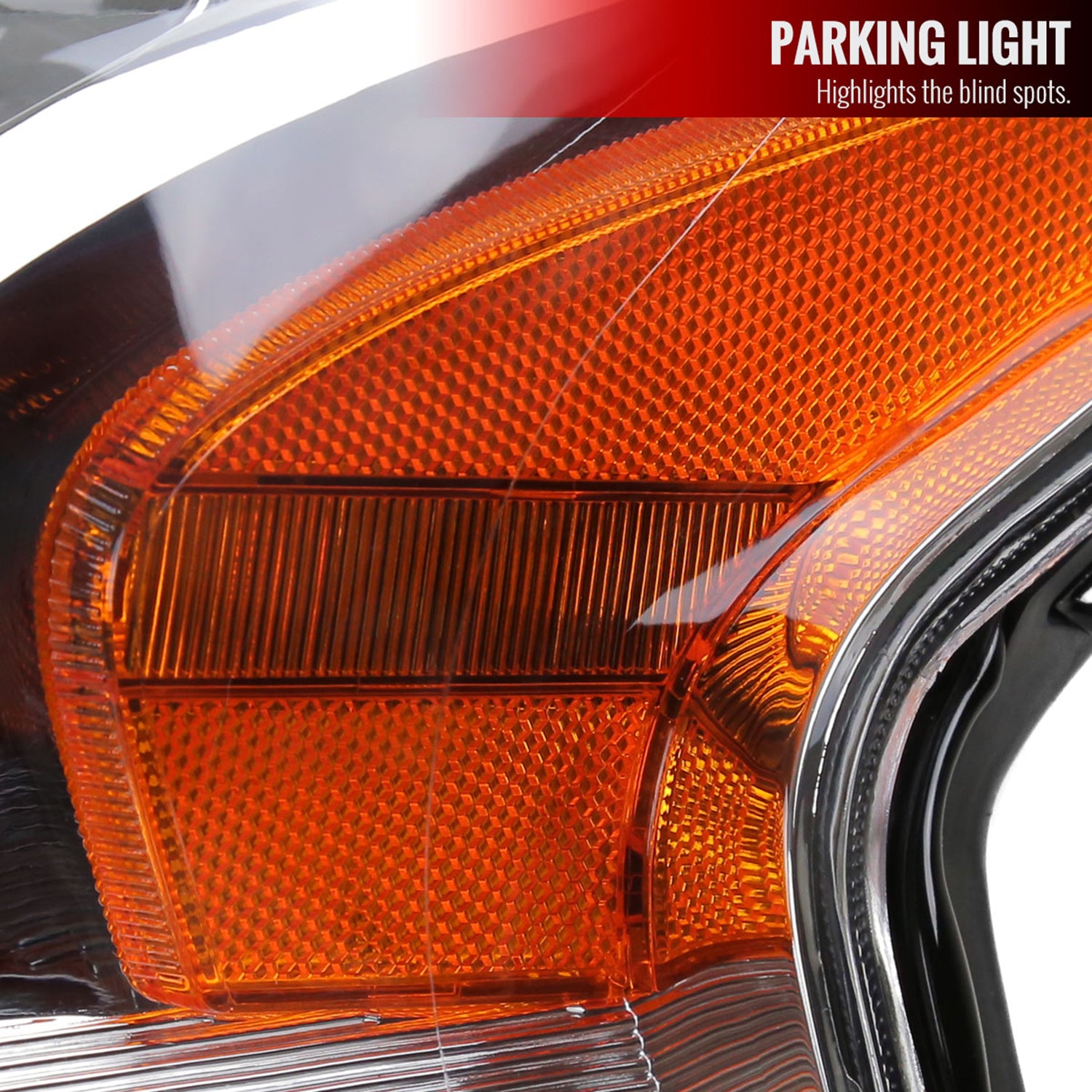 2013-2015 Nissan Altima Sedan Projector Headlights Amber Reflectors Chrome