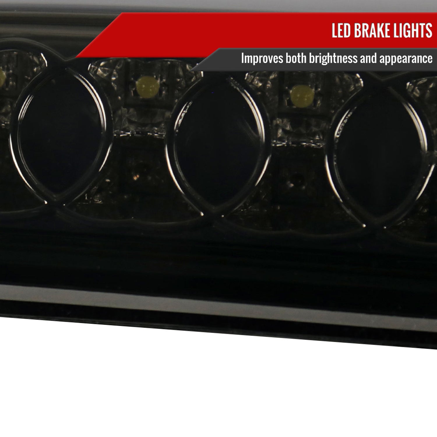 2004-2008 Ford F-150 LED 3rd Brake Light Chrome Housing/Smoke Lens