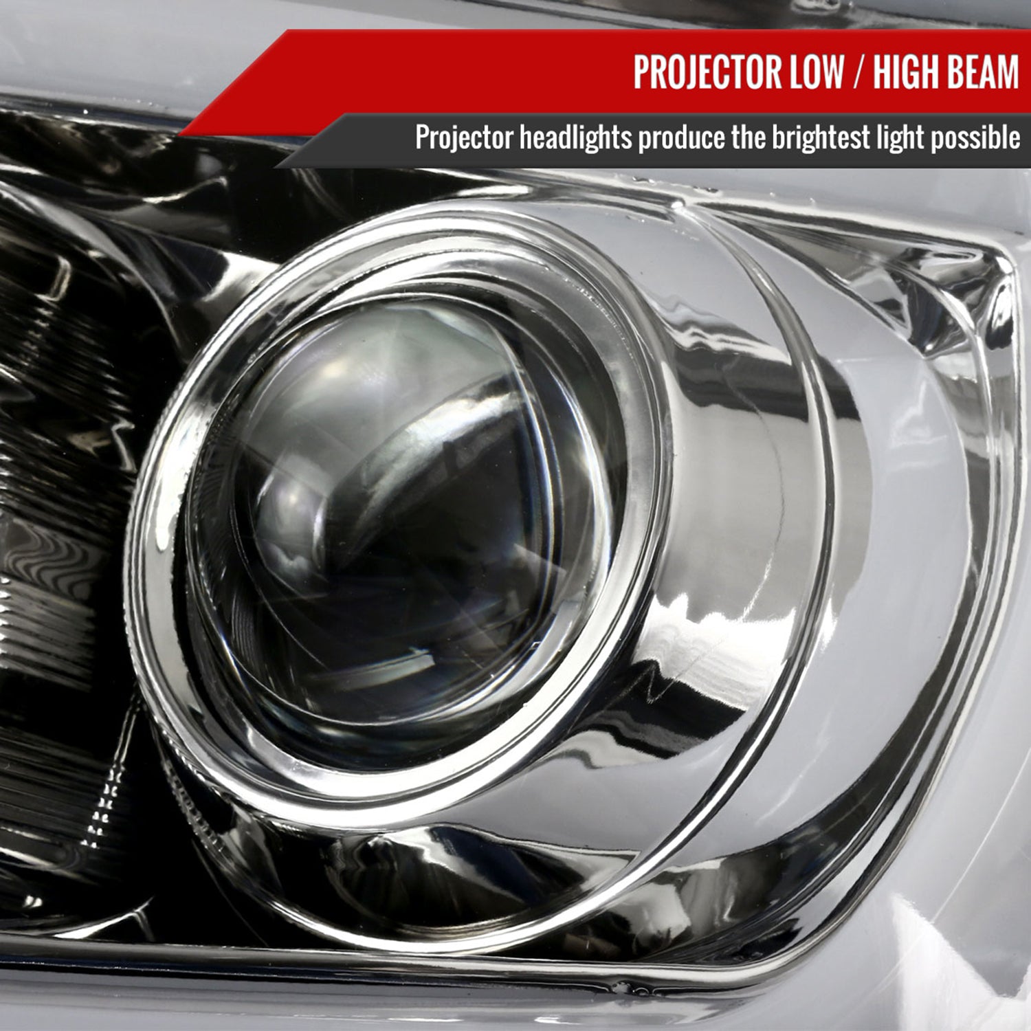 2014-2021 Toyota Tundra LED CBar Projector Headlights Signal Lights Chrome