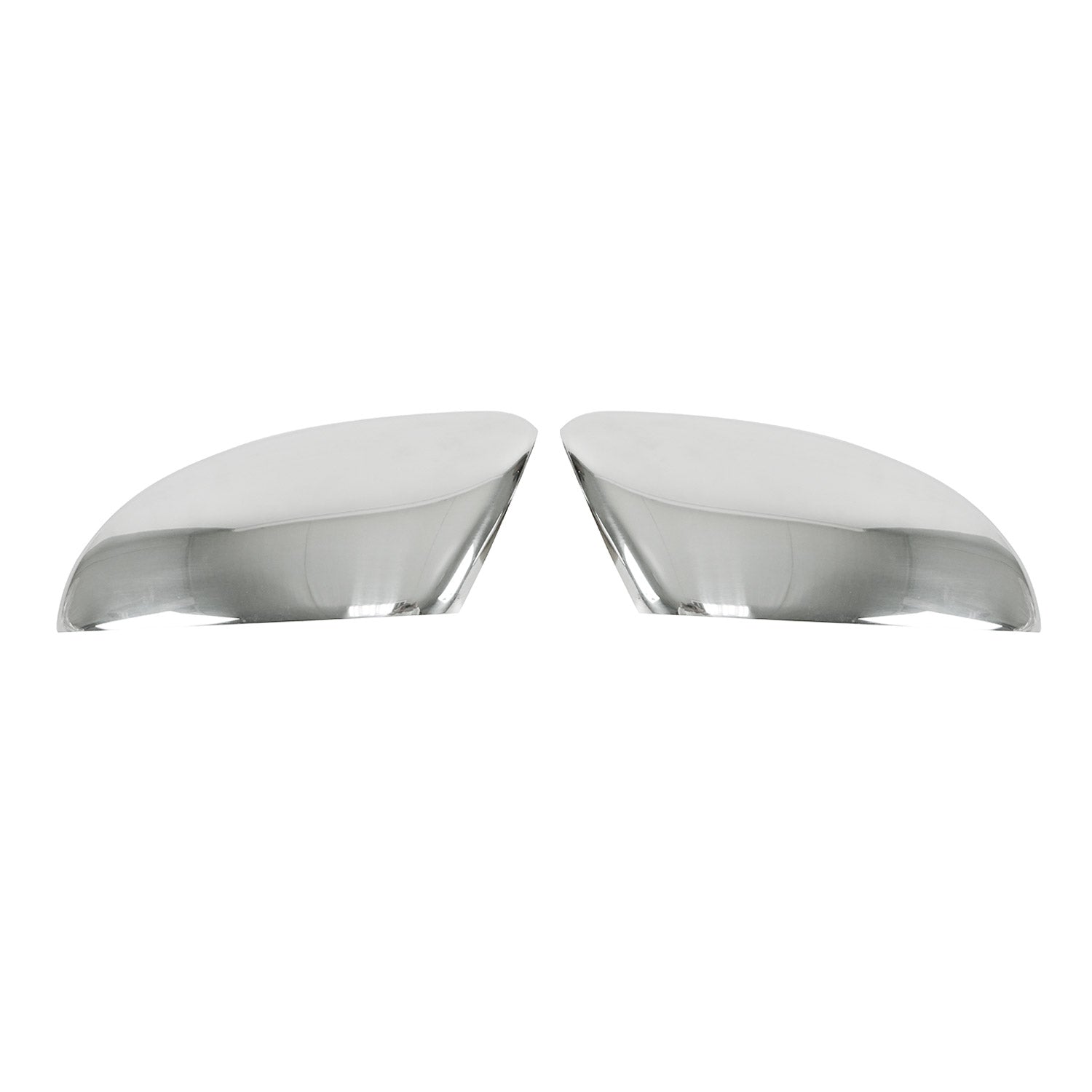 2012-2014 VW Passat B7 Side Mirror Cover Caps Stainless Steel Silver 2 Pcs