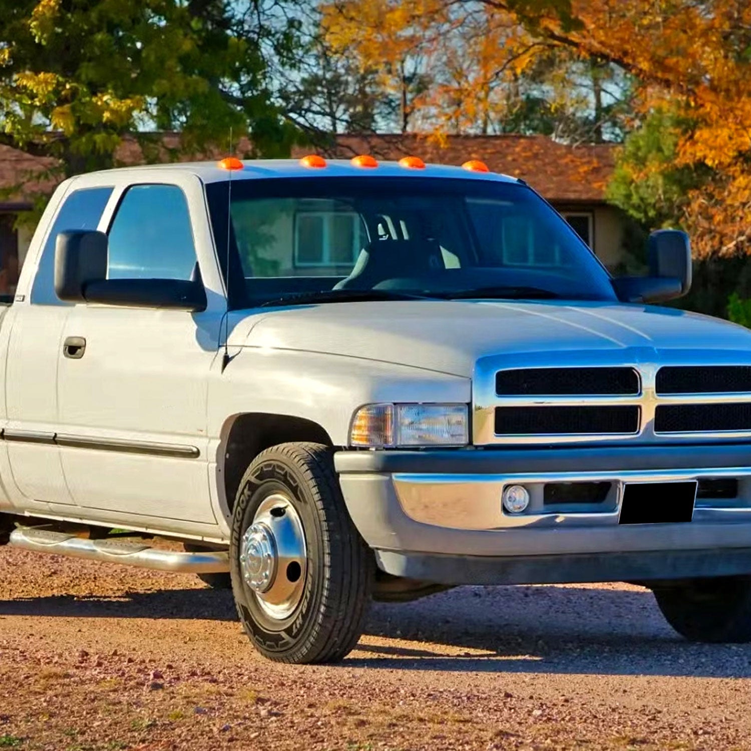1998-2002 Dodge RAM Adjustable Heated Manual Fold & Extendable Towing Mirrors