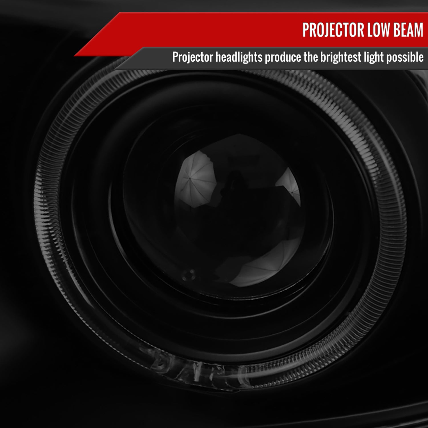 2011-2016 F-250 F-350 F-450 F-550 Dual Halo Headlights LED Signal Lights Smoke