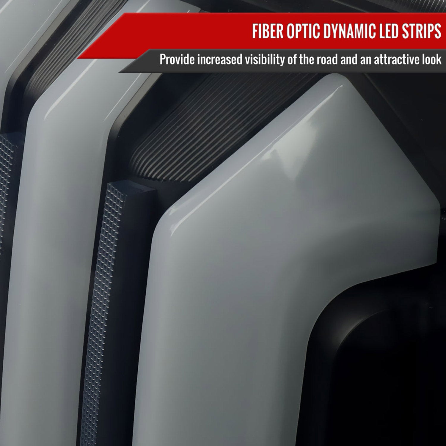 2014-2021 Toyota Tundra Facelift LED Tail Lights Turn Signal Matt Black/Smoke