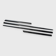 2015-2019 Cadillac ATS Side Door Molding Trim Set Gloss Black 4Pcs ABS Plastic
