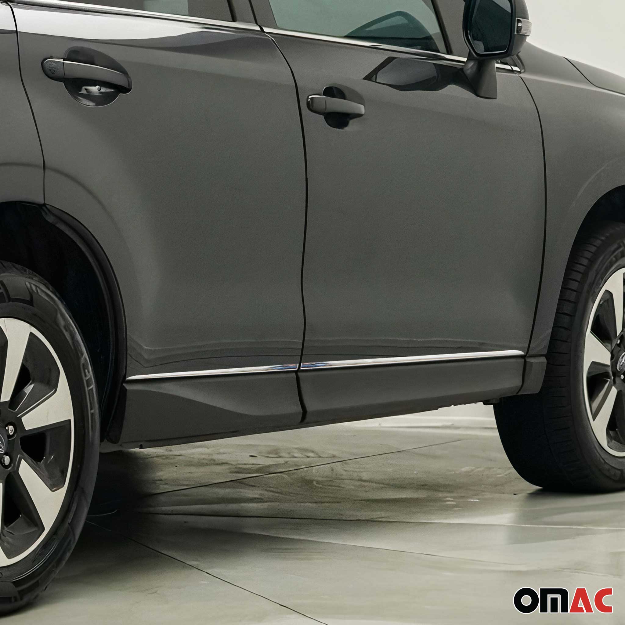 2014-2018 Subaru Forester Side Door Molding Trim Stainless Steel Silver 4x